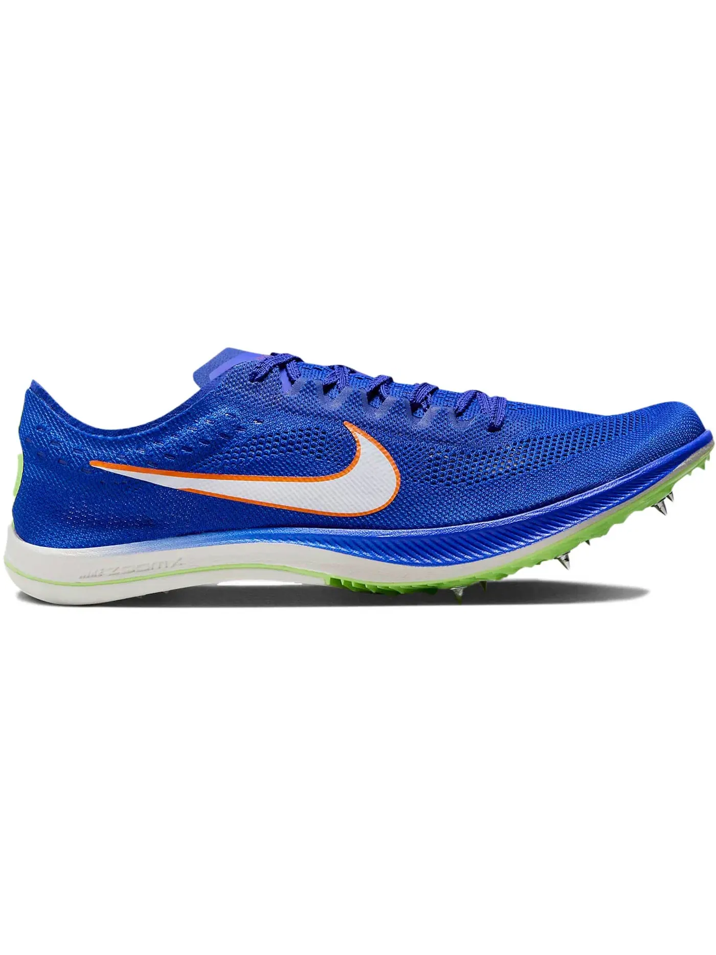 Мужские шиповки с длинным рукавом Nike ZoomX Dragonfly Nike — изображение 1 из 1, синий/оранжевый//белый