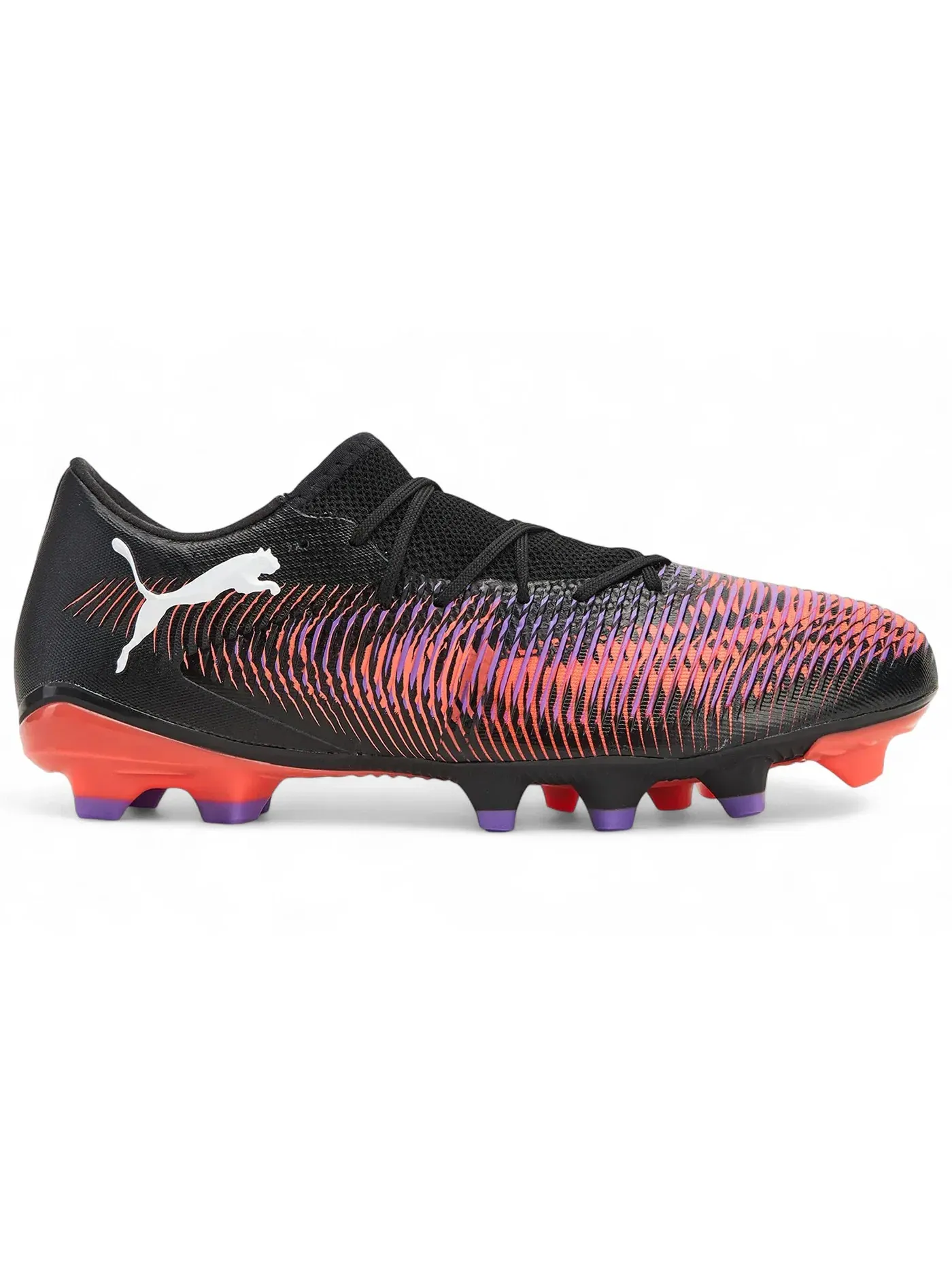 Мужские бутсы с низким верхом Puma Future 8 Match Low FG/AG Puma Black/Puma White/Glowing Red — изображение 1 из 1