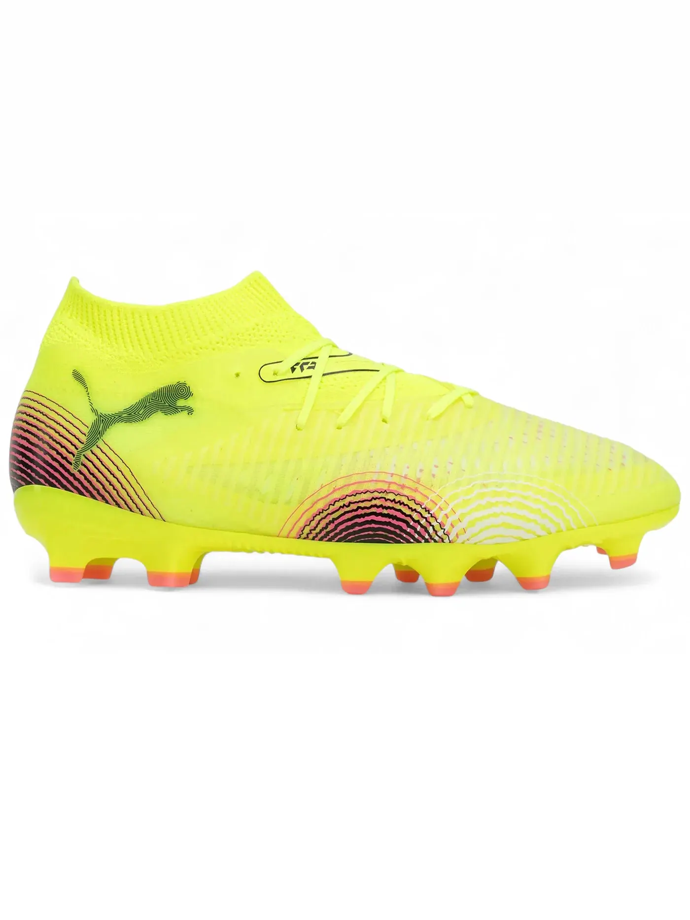 Детские бутсы Puma Future 8 Pro FG/AG Jr — изображение 1 из 1, желтый черный