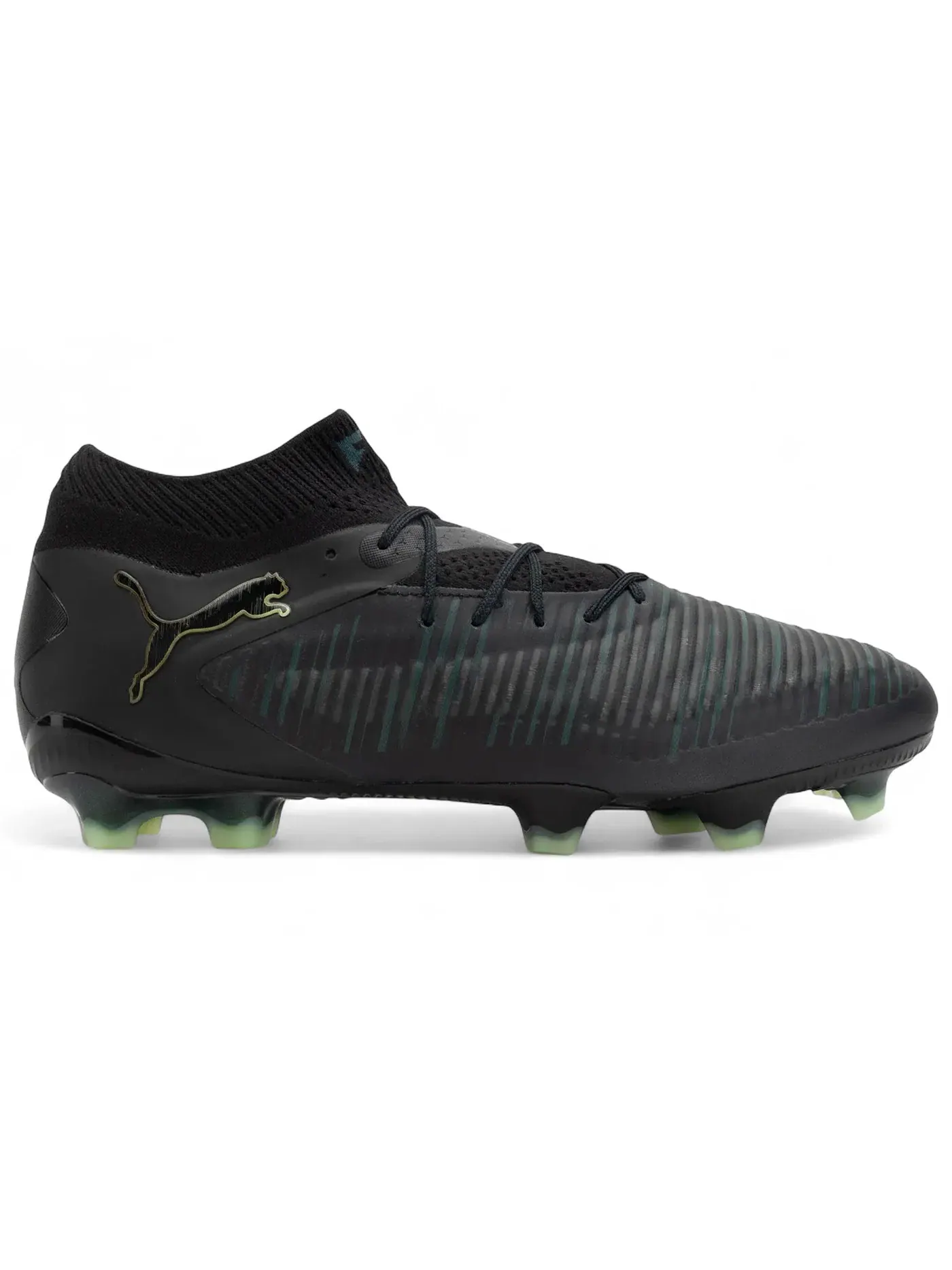 Мужские бутсы с технологией FUZIONFIT+ Puma Future 8 Ultimate FG Puma Black/Fizzy Light/Green Terrain — изображение 1 из 1