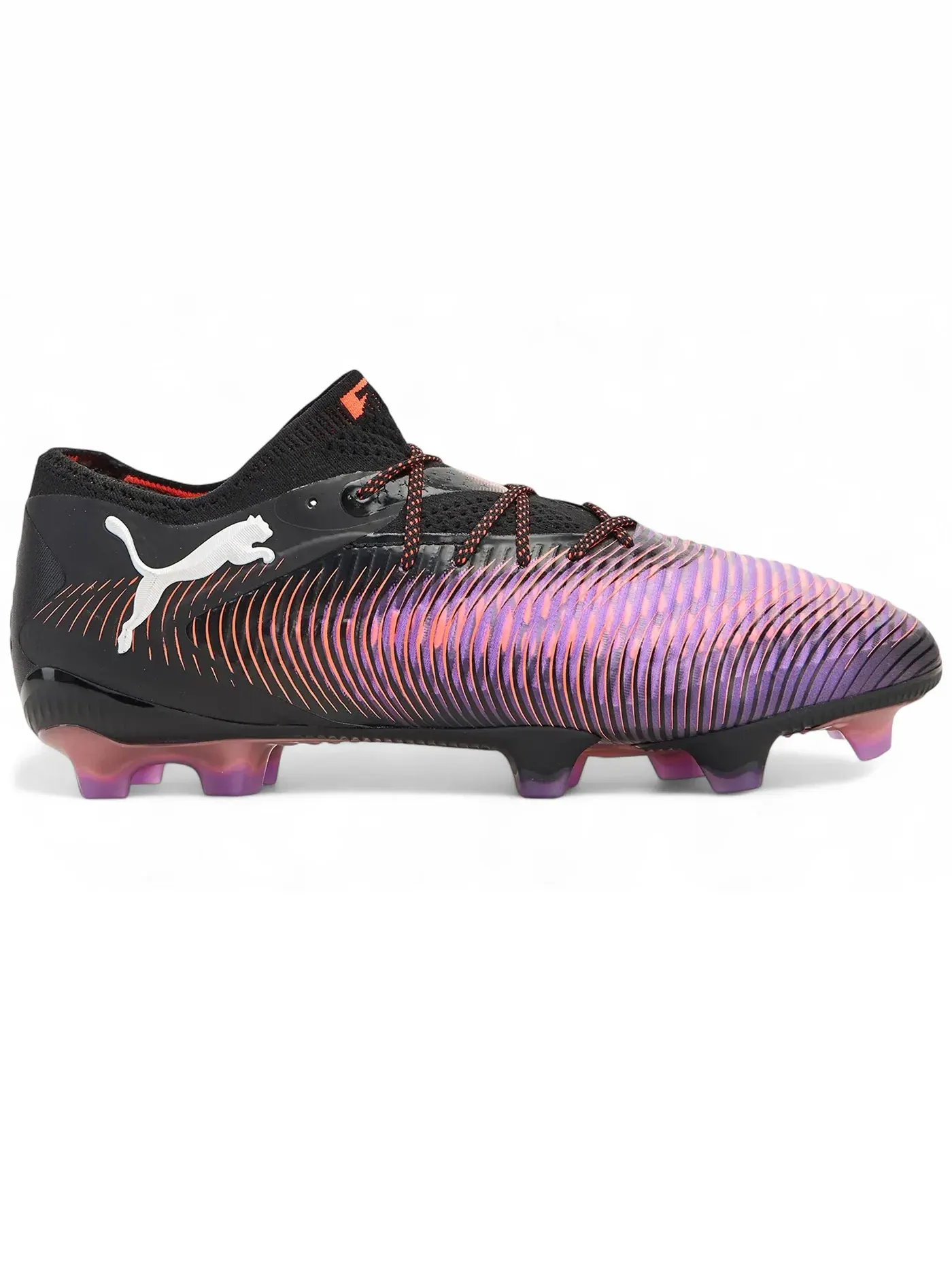 Мужские бутсы с высоким верхом Puma Future 8 Ultimate Low FG Puma Black/Puma White/Glowing Red — изображение 1 из 1