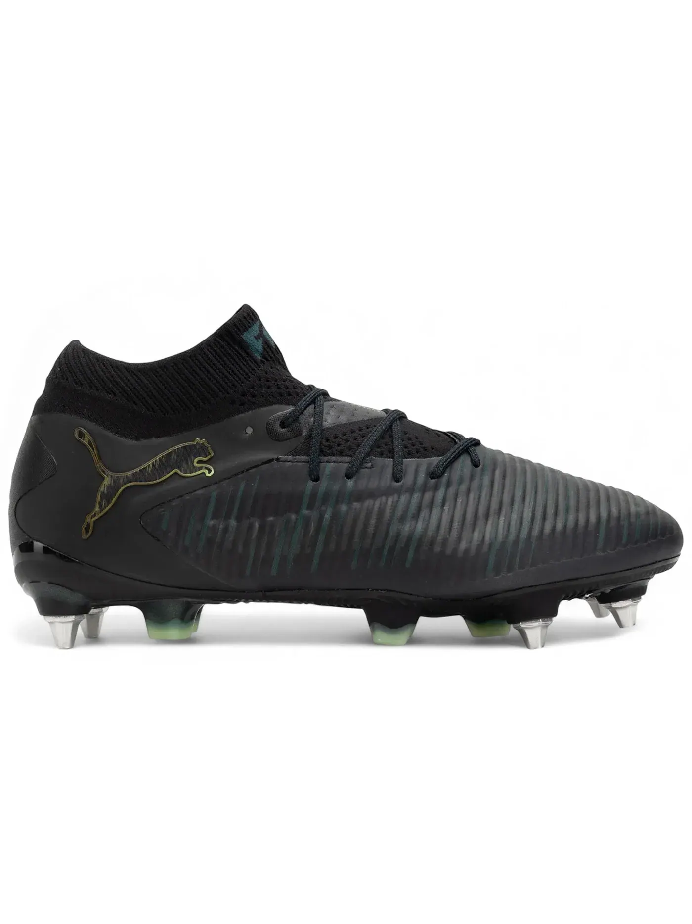 Мужские бутсы с технологией FUZIONFIT+ Puma Future 8 Ultimate MxSG Puma Puma Black/Fizzy Light/Green Terrain
