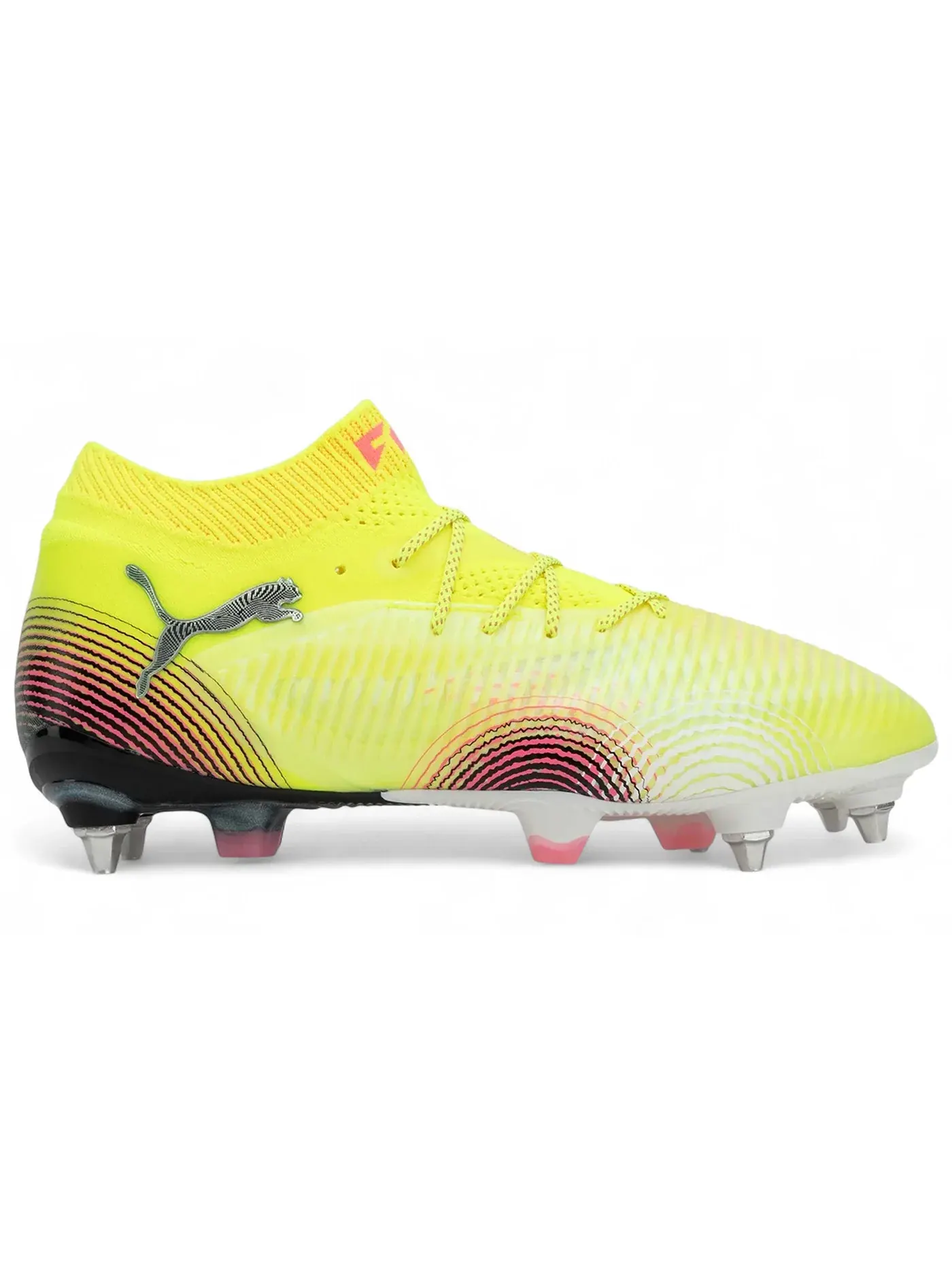 Мужские бутсы с высоким верхом Puma Future 8 Ultimate MxSG — изображение 1 из 1, желтый/черный