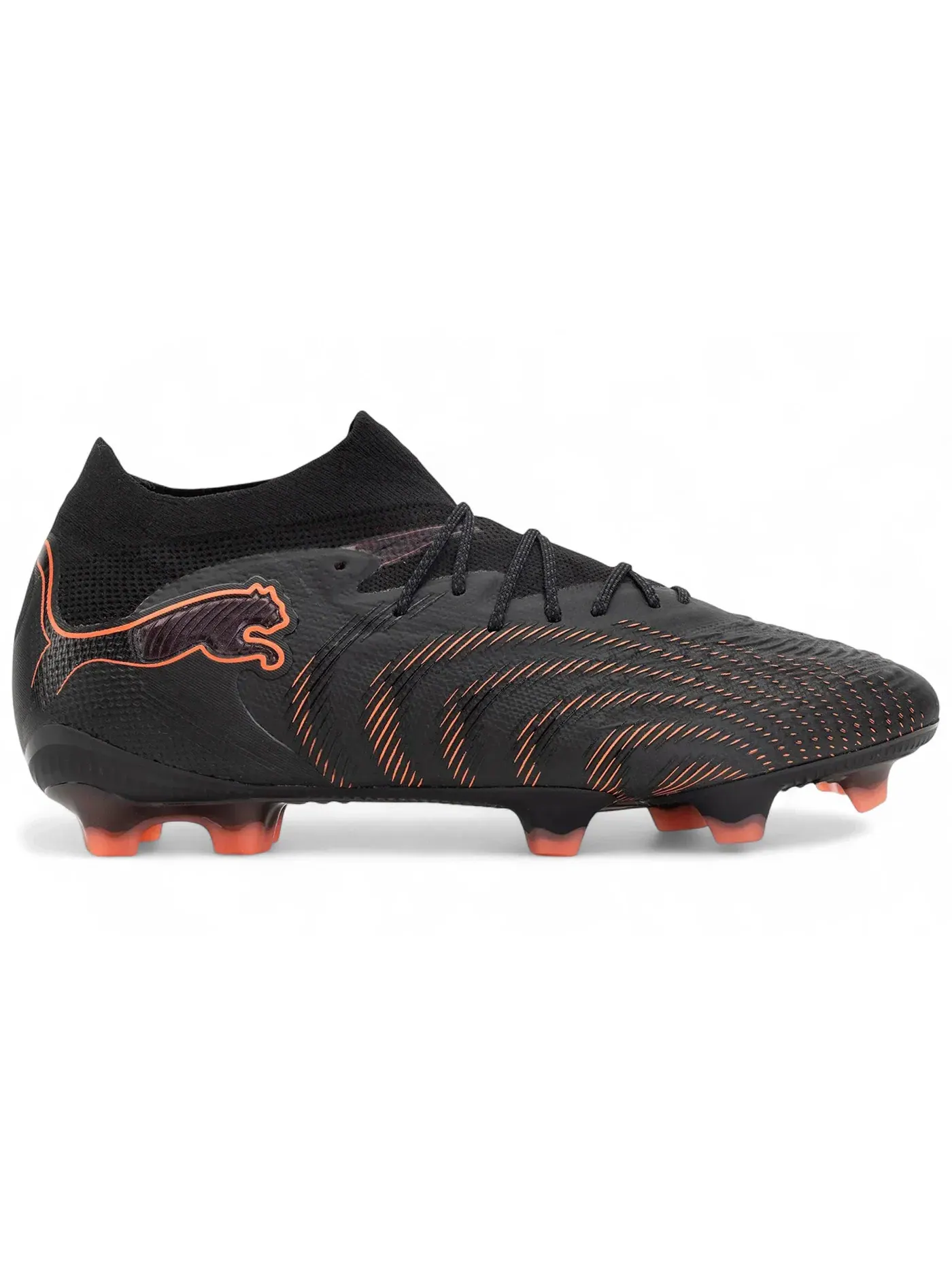 Мужские бутсы с высоким верхом Puma Future 9 Ultimate FG Puma Black Glowing Red — изображение 1 из 1