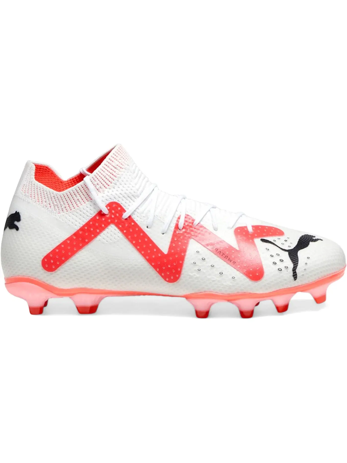 Мужские бутсы для футбола с высоким верхом Puma Future Pro FG/AG Puma White/Puma Black/Fire Orchid — изображение 1 из 1