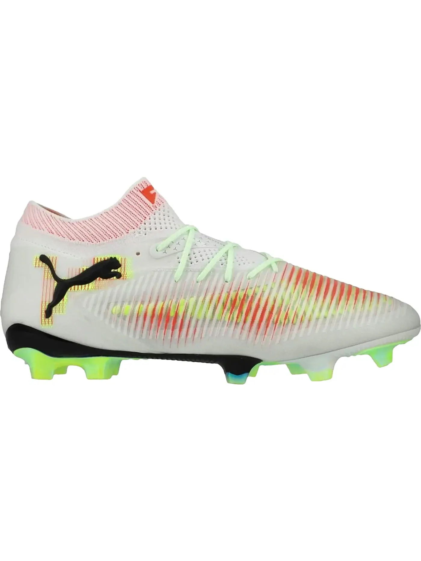 Мужские бутсы с технологией FUZIONFIT+ Puma Future Ultimate 8 FG — изображение 1 из 1, белый/черный//зеленый