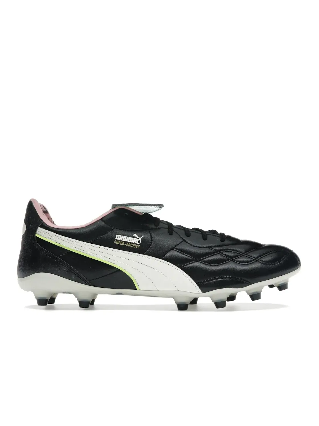 Мужские бутсы с длинным рукавом Puma King Top FG/AG Puma Puma Black/Puma White/Poison Pink — изображение 1 из 4