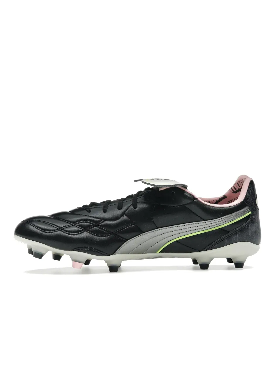 Мужские бутсы с длинным рукавом Puma King Top FG/AG Puma Puma Black/Puma White/Poison Pink — изображение 3 из 4