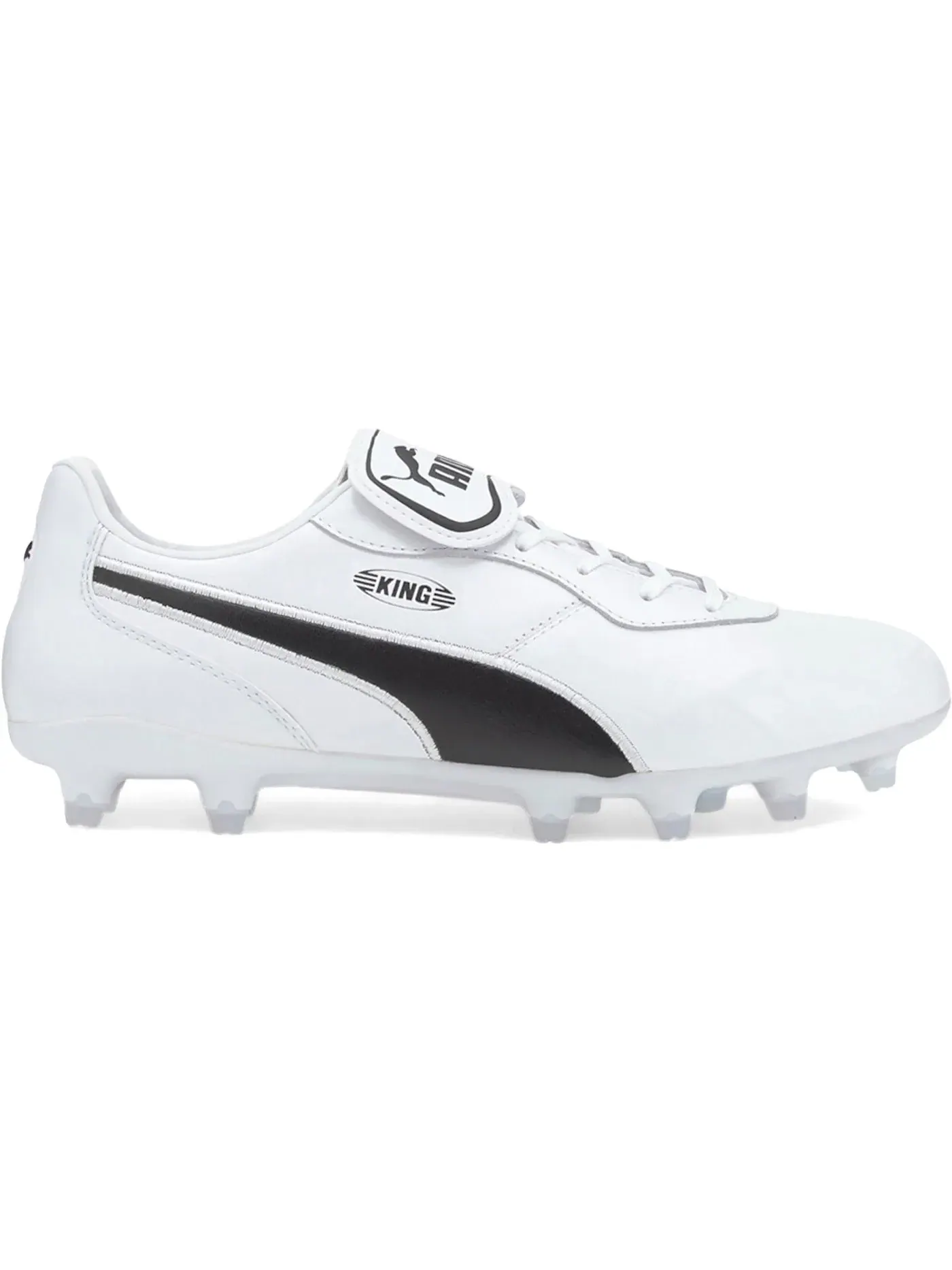 Мужские бутсы с длинным рукавом Puma King Top FG Puma Puma White/Puma Black/Puma White — изображение 1 из 1