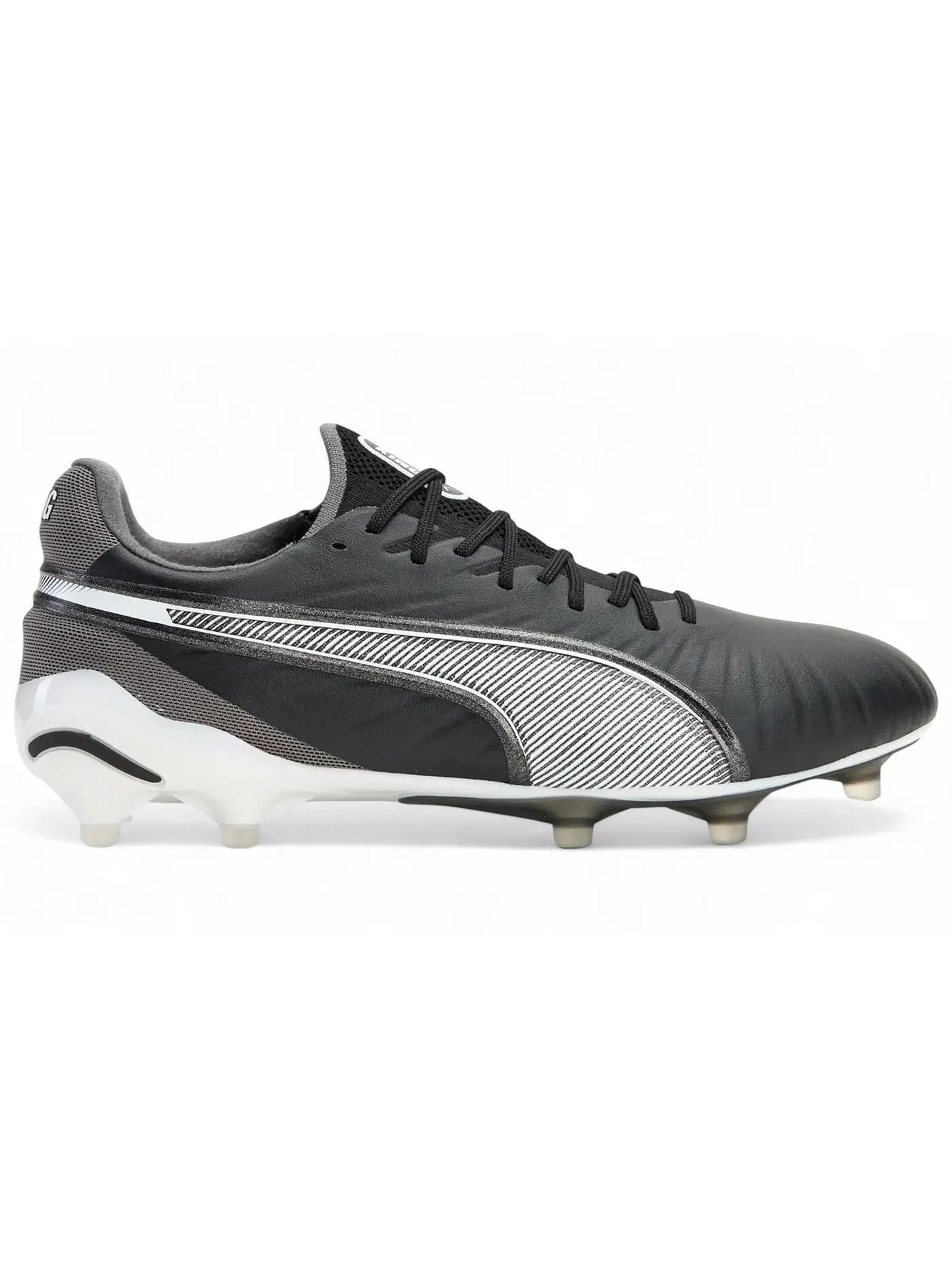 Мужские бутсы с шипами Puma King Ultimate FG/AG Puma Black/Puma White/Cool Dark Gray — изображение 1 из 1