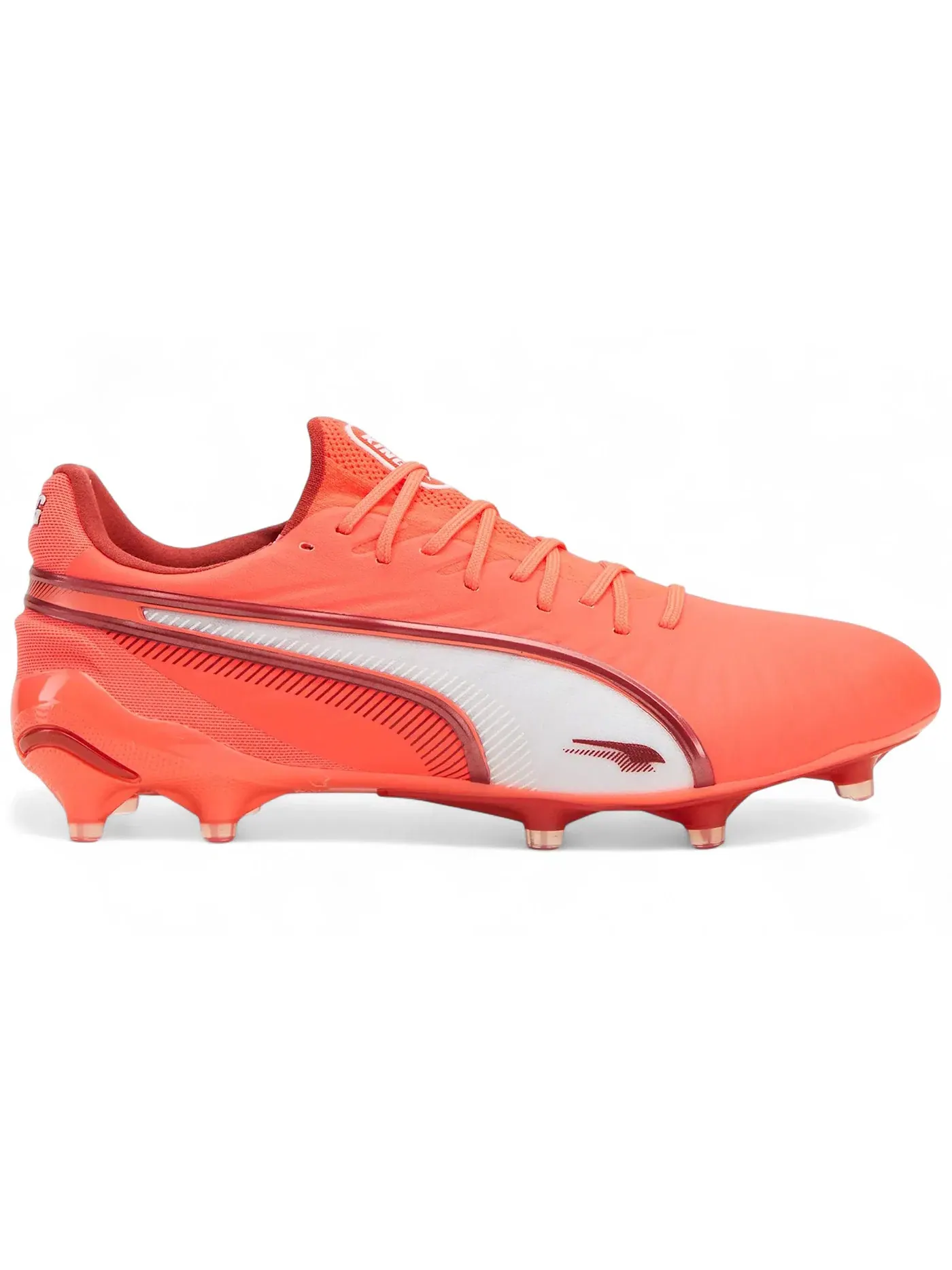Мужские бутсы с высоким качеством Puma King Ultimate FG/AG Puma — изображение 1 из 1, красный/белый/красный