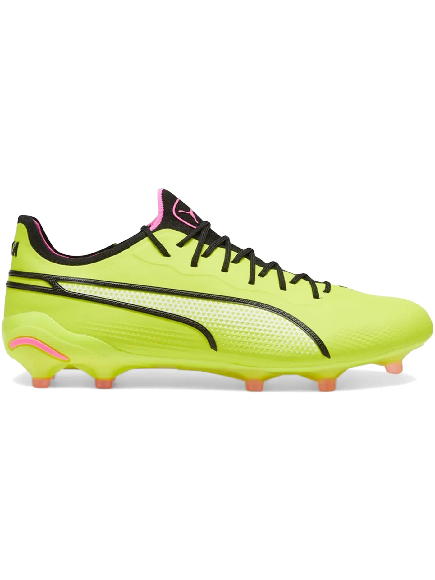 Мужские бутсы с высоким верхом Puma King Ultimate FG/AG Puma — изображение 1 из 1, черный/розовый