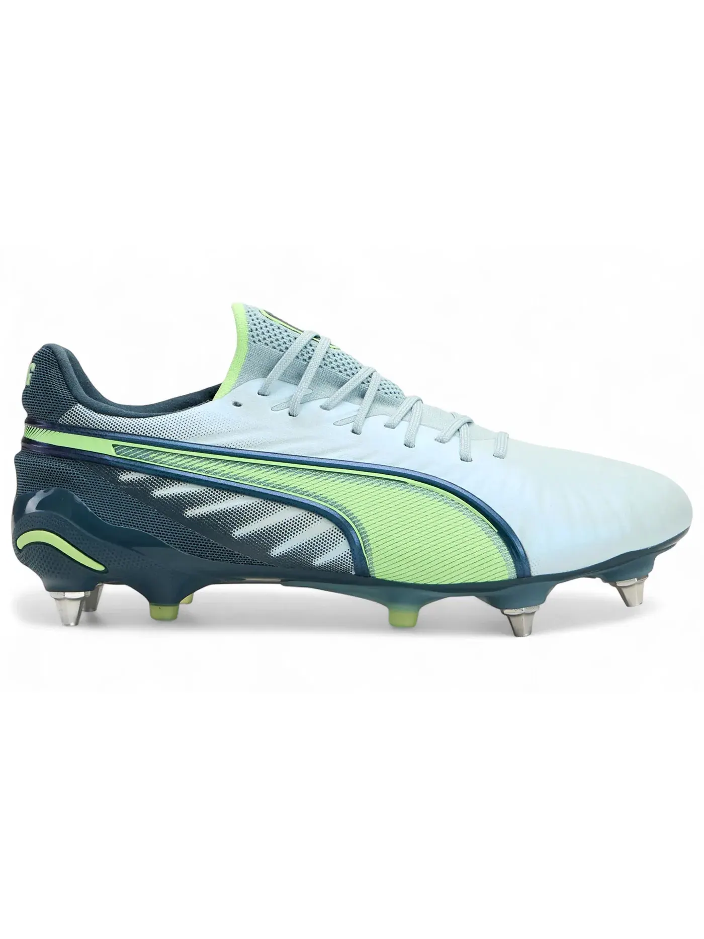 Мужские бутсы с длинным рукавом Puma King Ultimate MxSG, Frosted Dew/Fizzy Apple — изображение 1 из 1