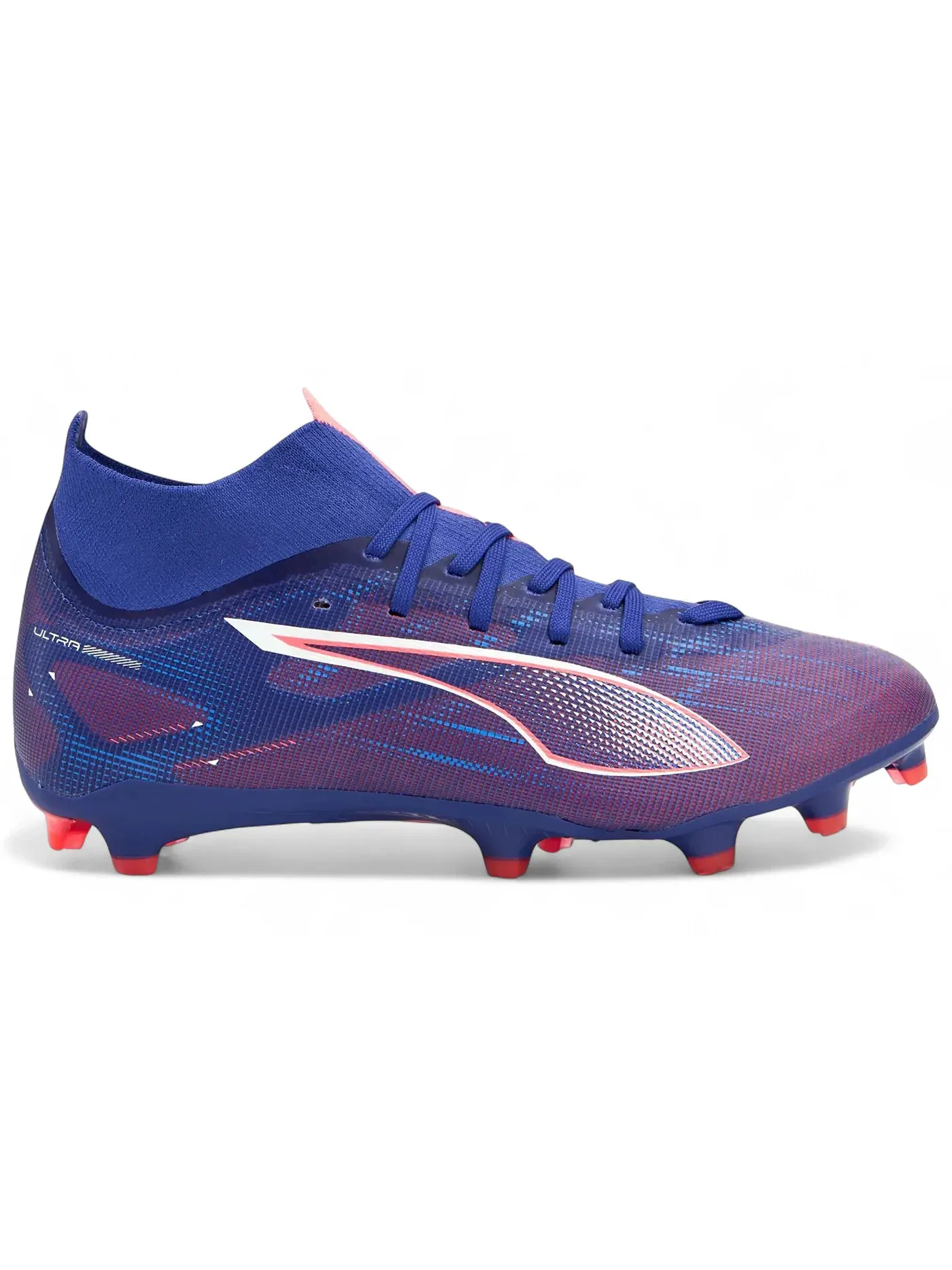 Мужские бутсы FG/AG Puma Ultra 5 Match+ — изображение 1 из 1, белый
