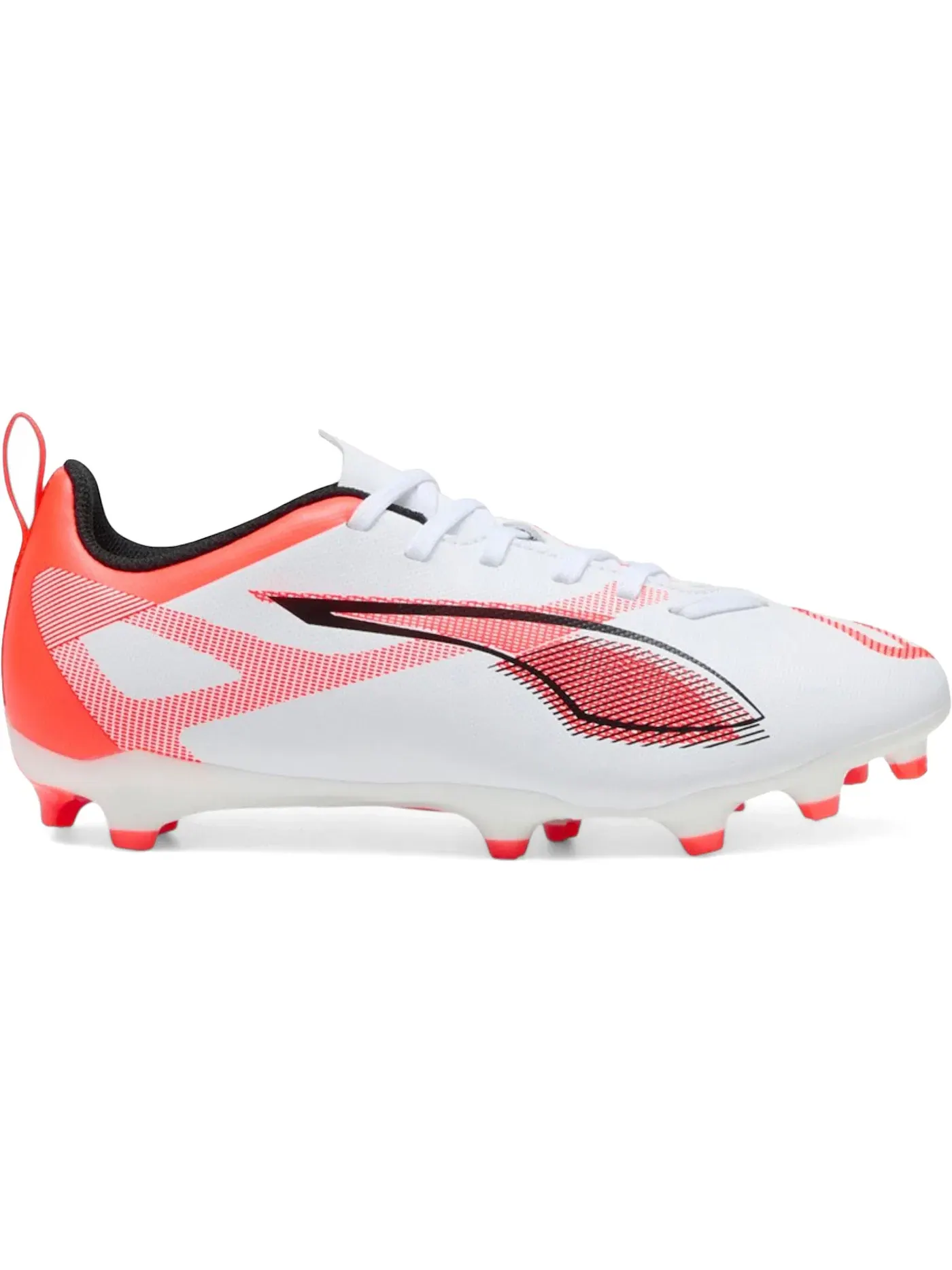 Детские бутсы Puma Ultra 5 Play FG/AG Unlimited Pack Puma Puma White/Puma Black/Glowing Red — изображение 1 из 1