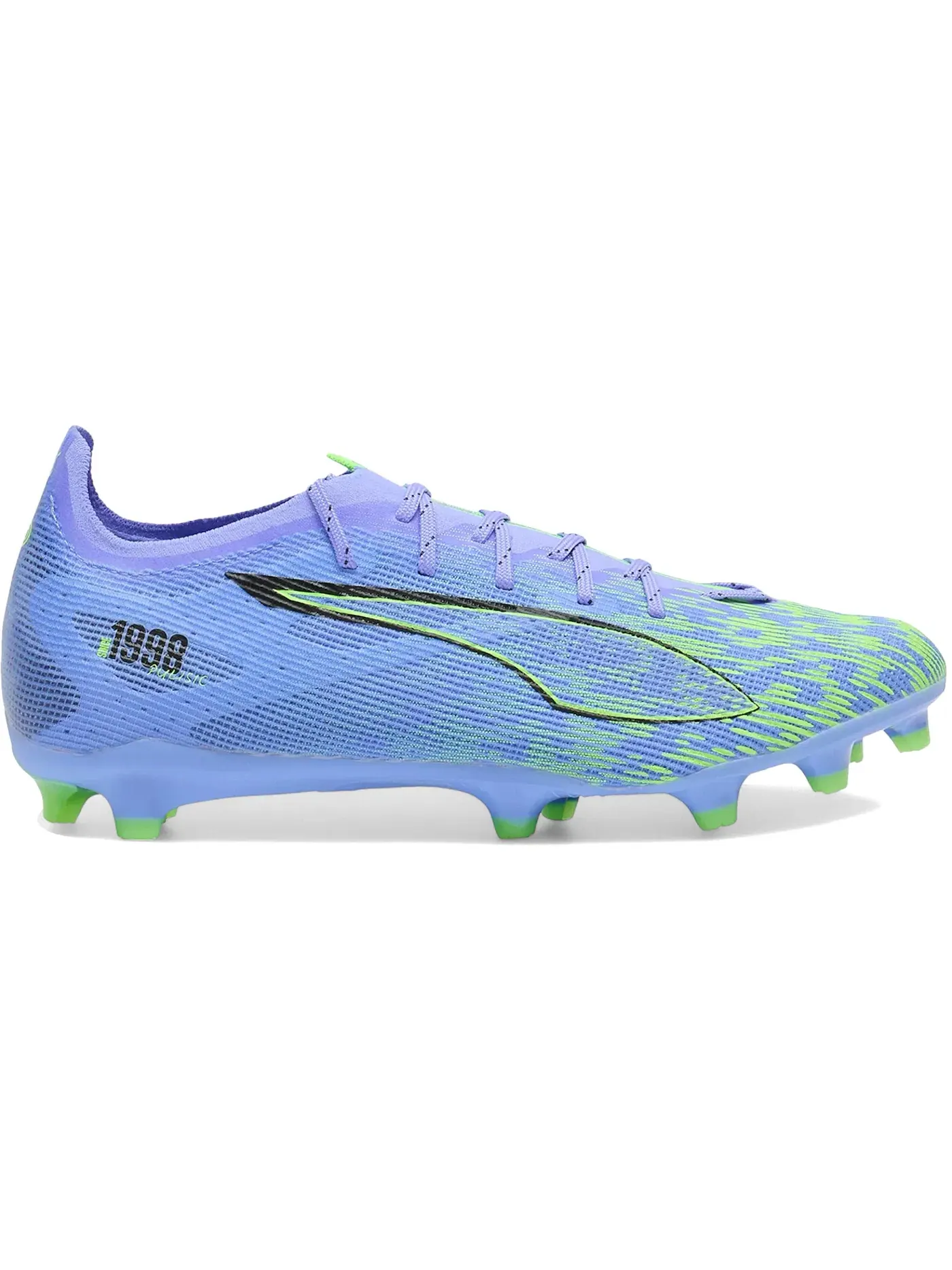 Мужские бутсы с шипами Puma Ultra 5 Pro FG/AG — изображение 1 из 1, зеленый фиолетовый