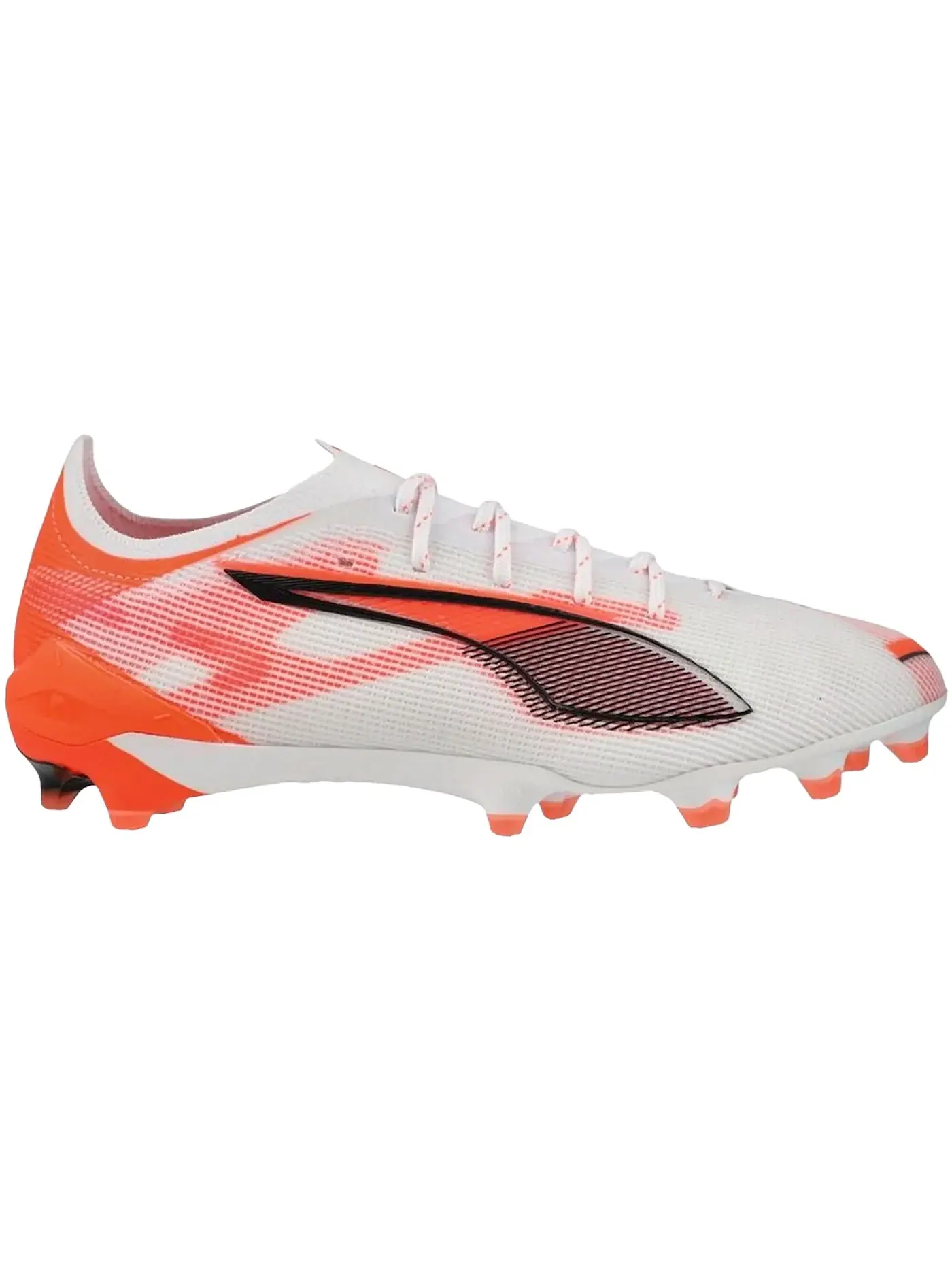 Мужские бутсы с длинным рукавом Puma Ultra 5 Ultimate FG — изображение 1 из 1, белый/черный/красный