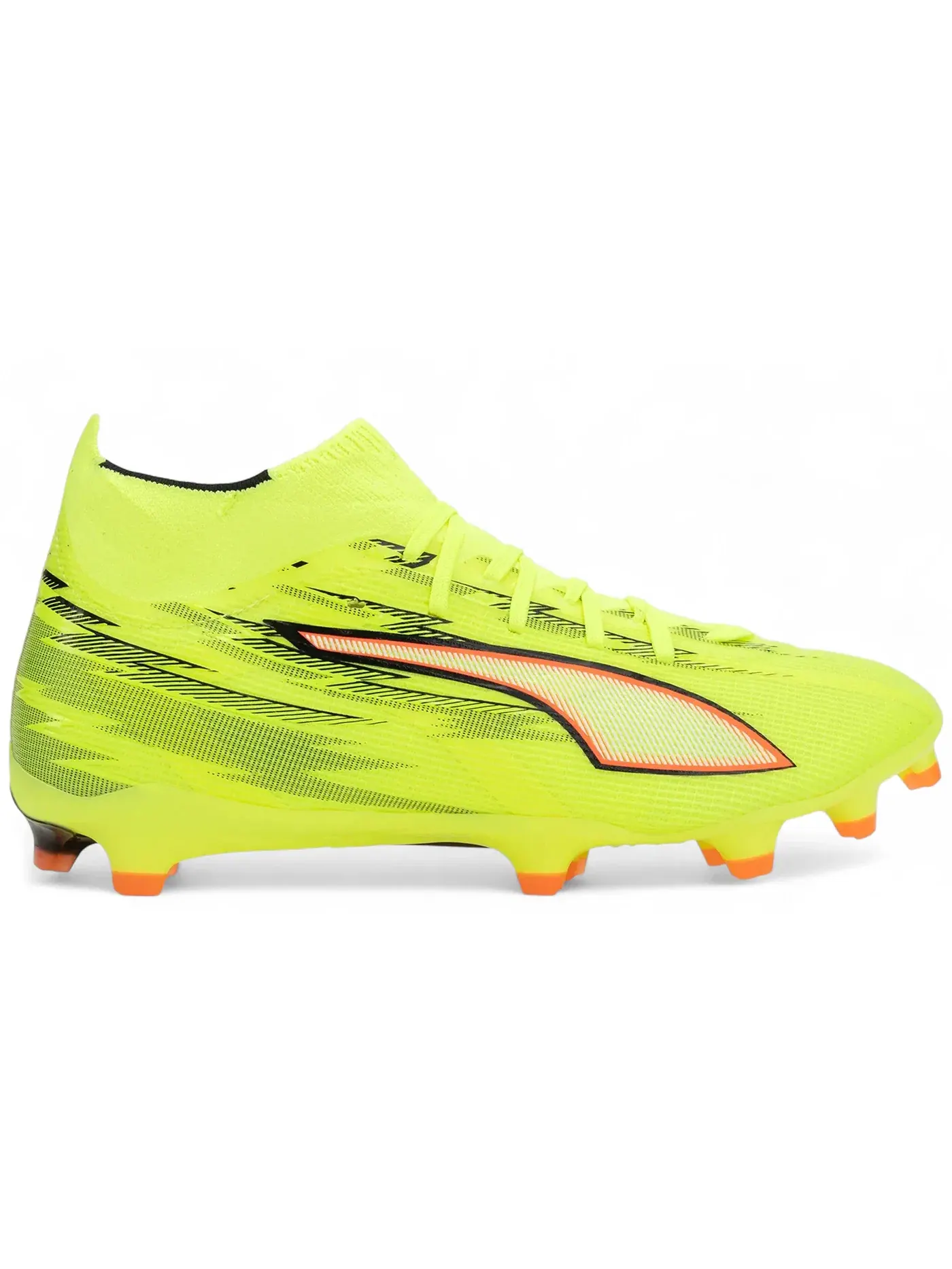 Мужские бутсы с шипами Puma Ultra 6 Match+ FG/AG — изображение 1 из 1, желтый/черный/красный