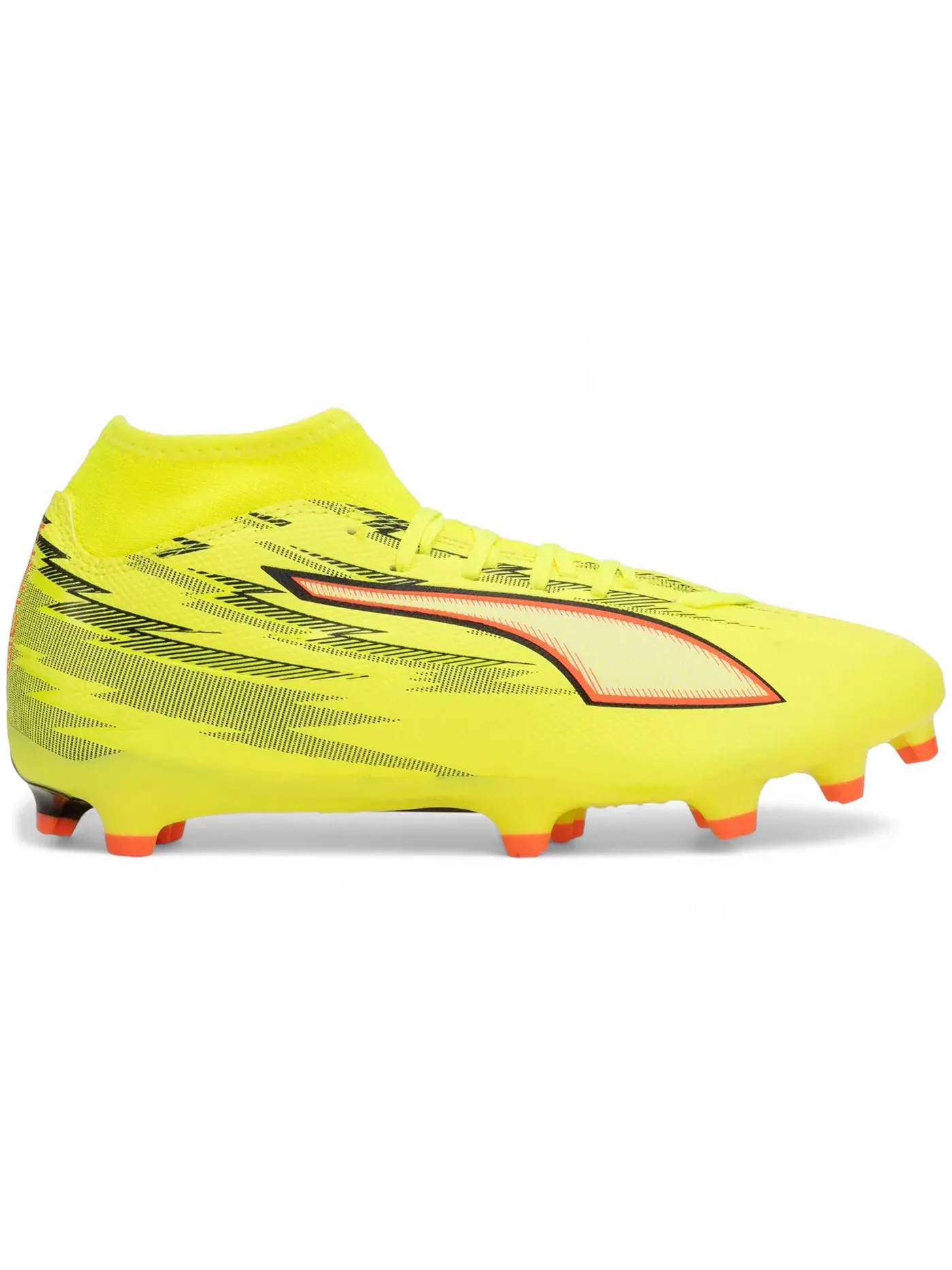 Мужские бутсы с шипами Puma Ultra 6 Play+ FG/AG — изображение 1 из 1, желтый/черный/красный