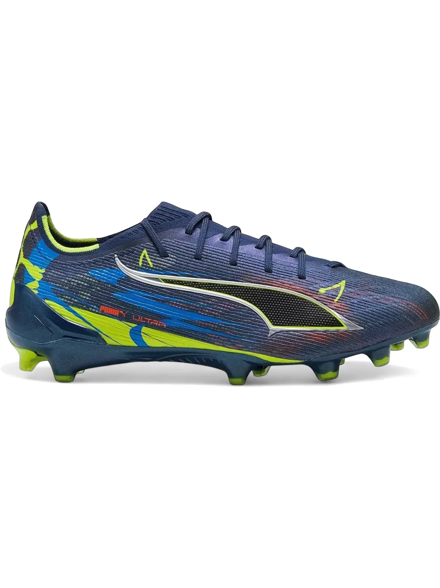 Мужские бутсы для футбола с технологией Ultra 6 Ultimate Puma — изображение 1 из 1, синий серебристый черный