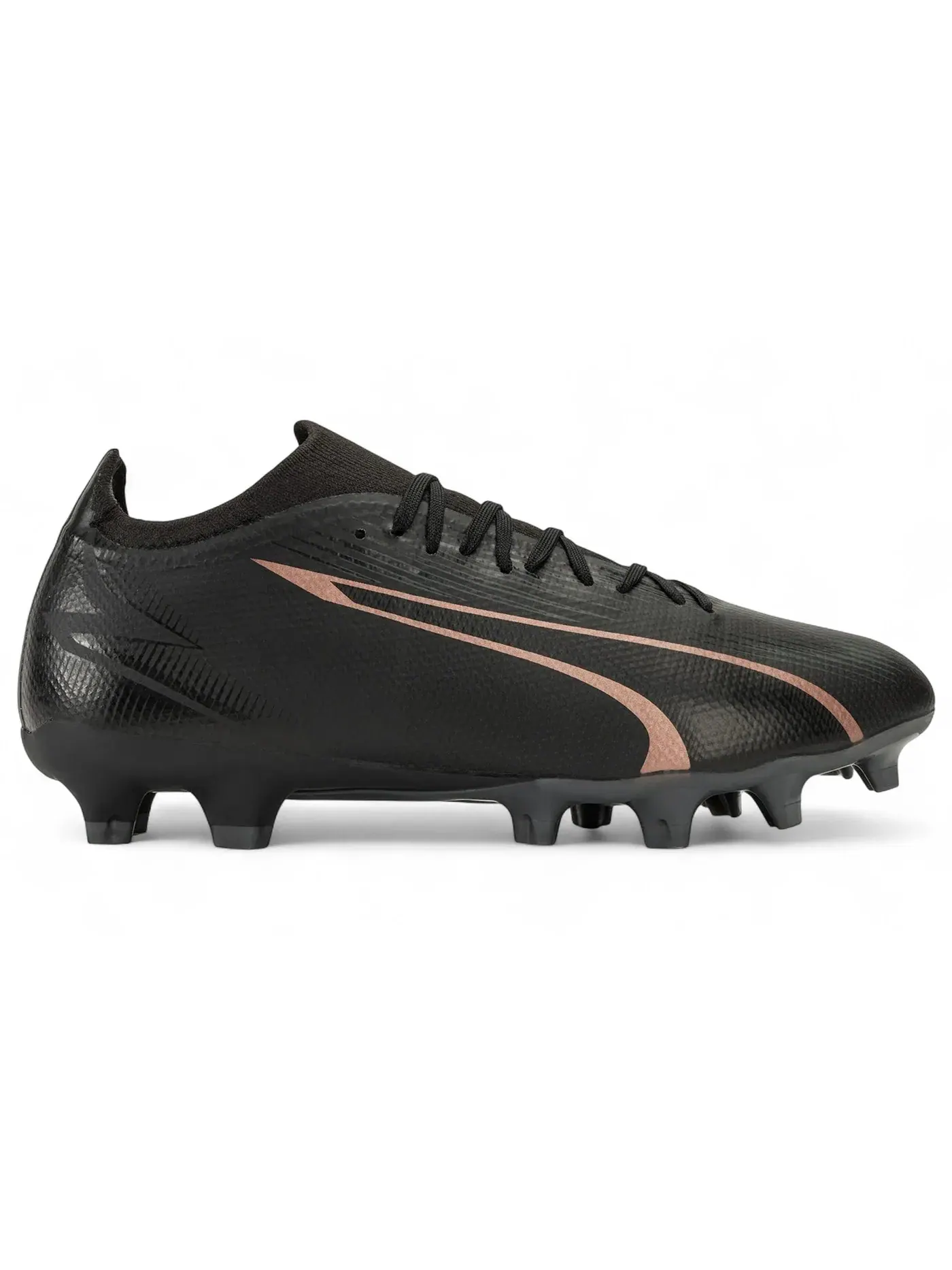 Мужские бутсы для игры на натуральном и искусственном газоне Puma Ultra Match FG/AG Puma Black Copper Rose