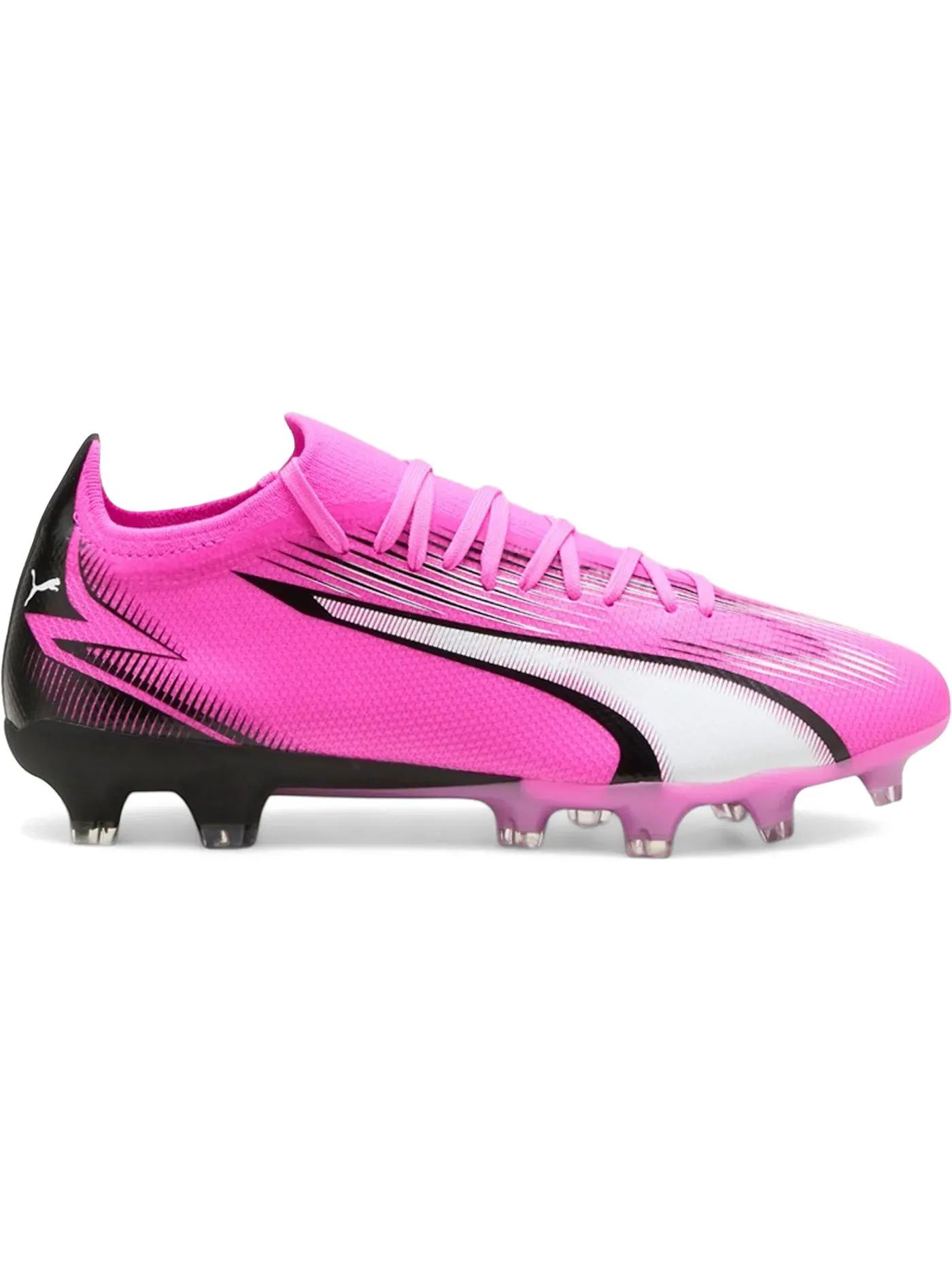 Женские бутсы для футбола с шипами Puma Ultra Match FG/AG Puma — изображение 1 из 1, розовый/белый/черный