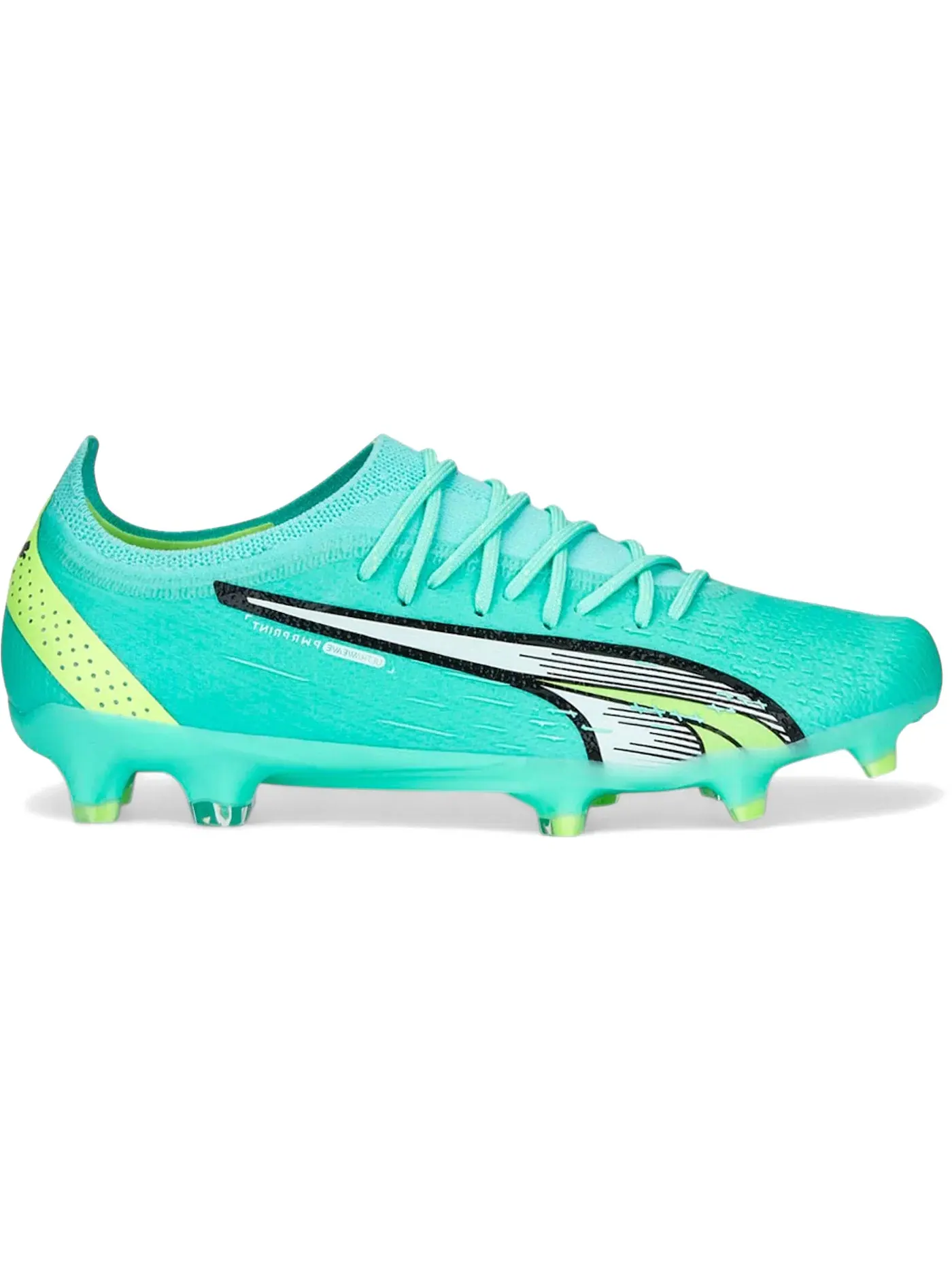 Женские бутсы с шипами Puma Ultra Ultimate FG/AG — изображение 1 из 1, белый/желтый