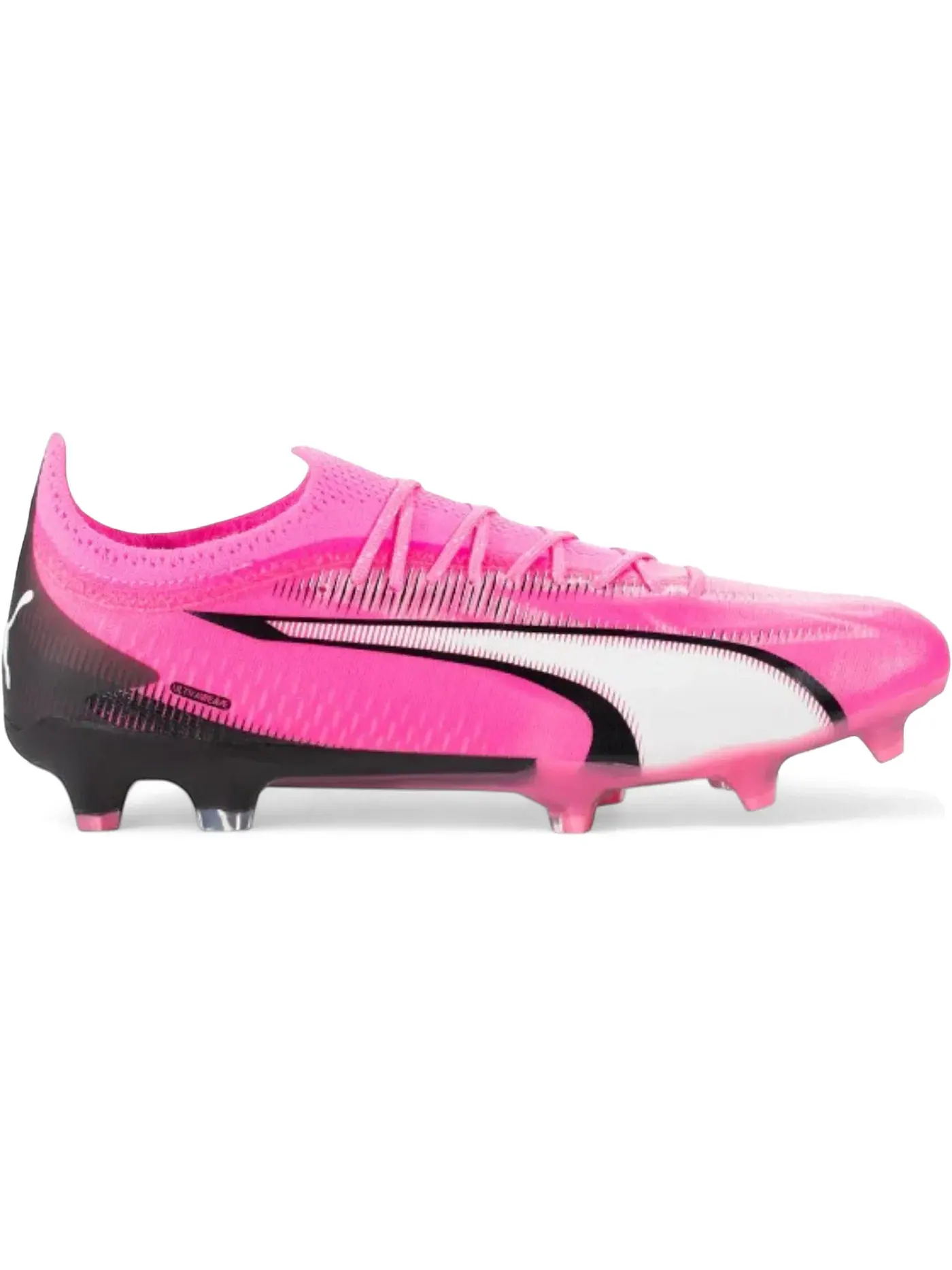Мужские бутсы с шипами Puma Ultra Ultimate FG/AG — изображение 1 из 1, белый/черный/розовый