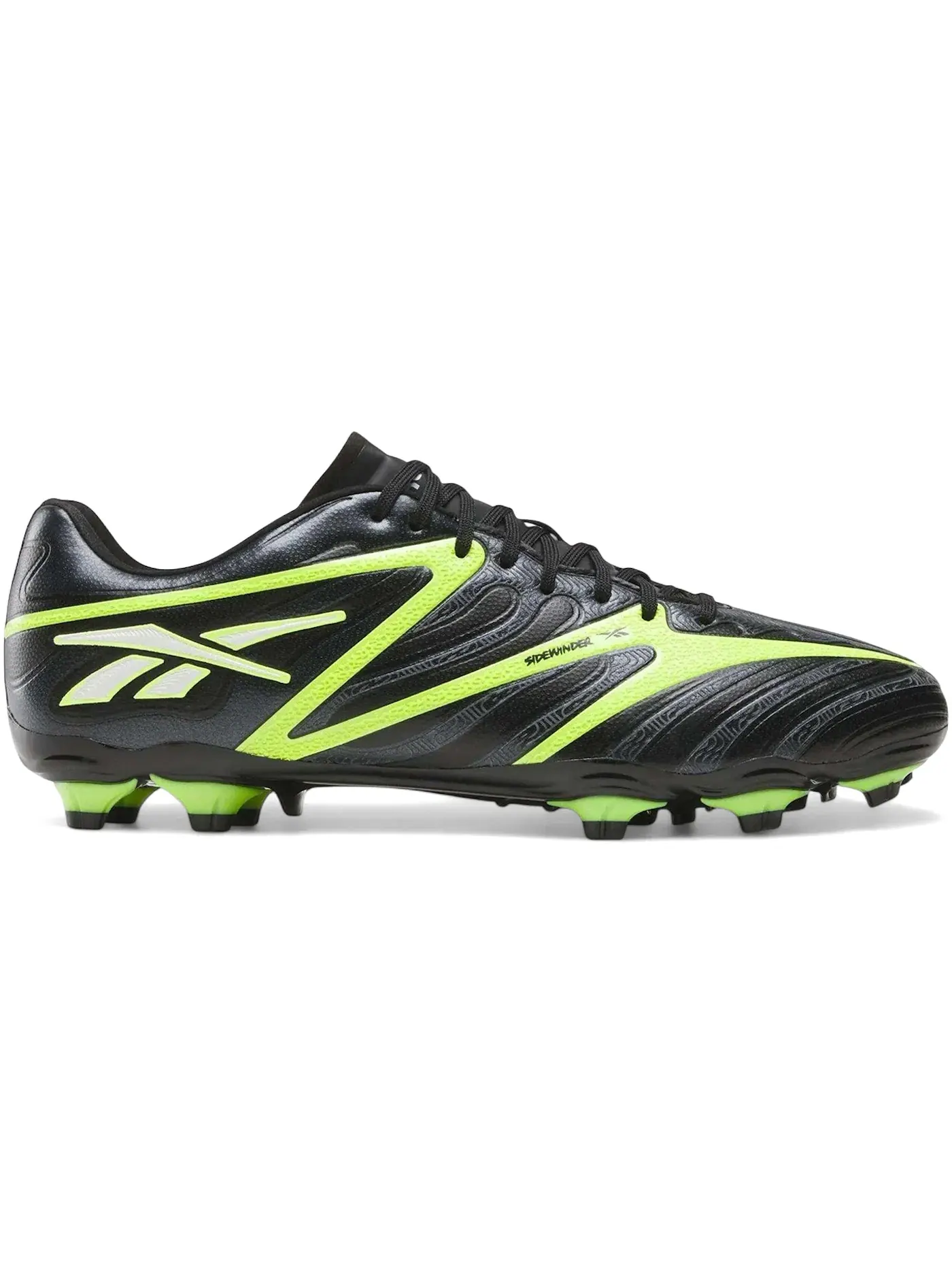 Бутсы мужские Reebok Sidewinder 26 League FG, с высоким верхом — изображение 1 из 1, черный//серый