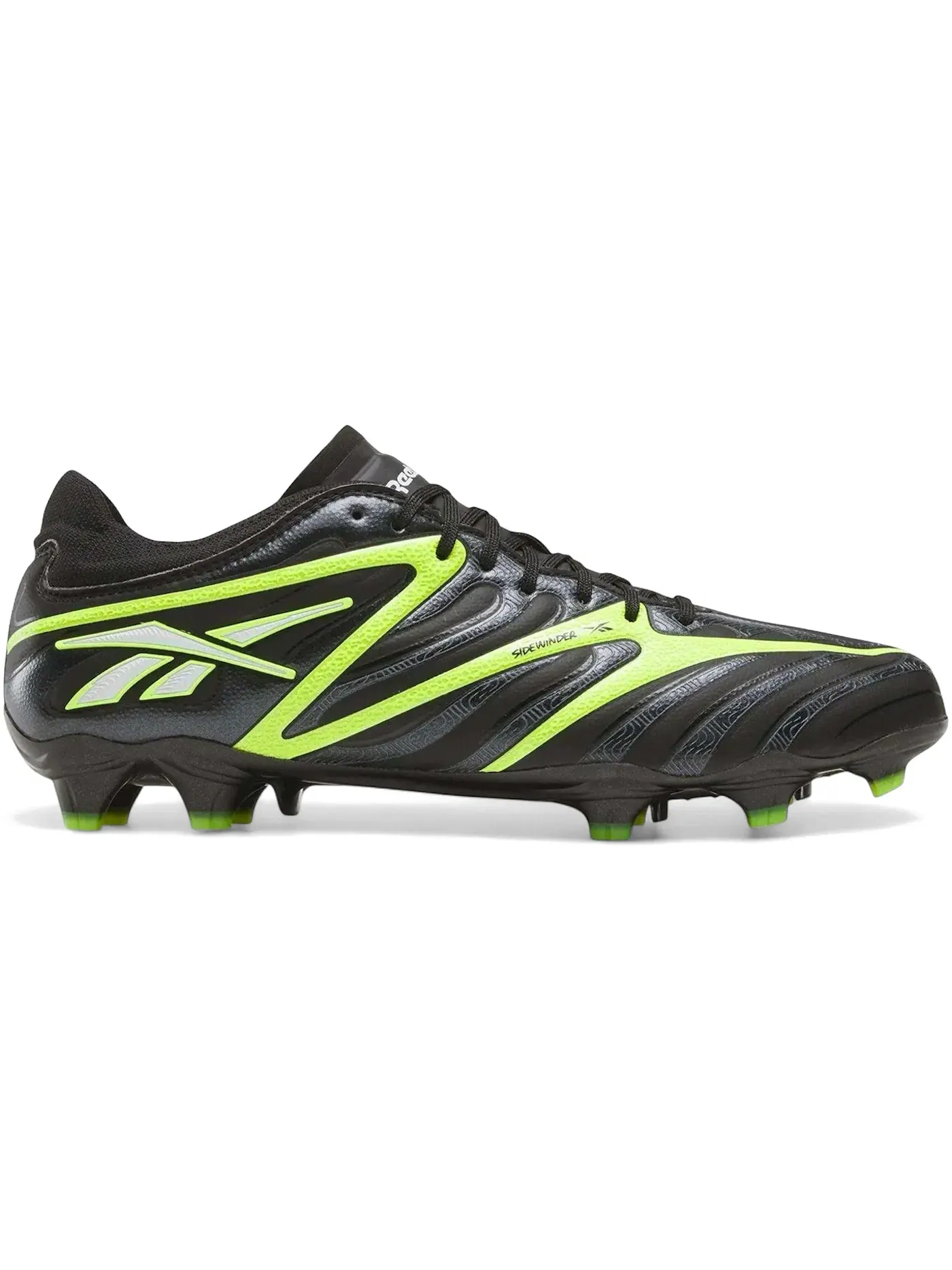 Бутсы мужские Reebok Sidewinder 26 Pro FG, с длинным рукавом — изображение 1 из 1, черный//серый