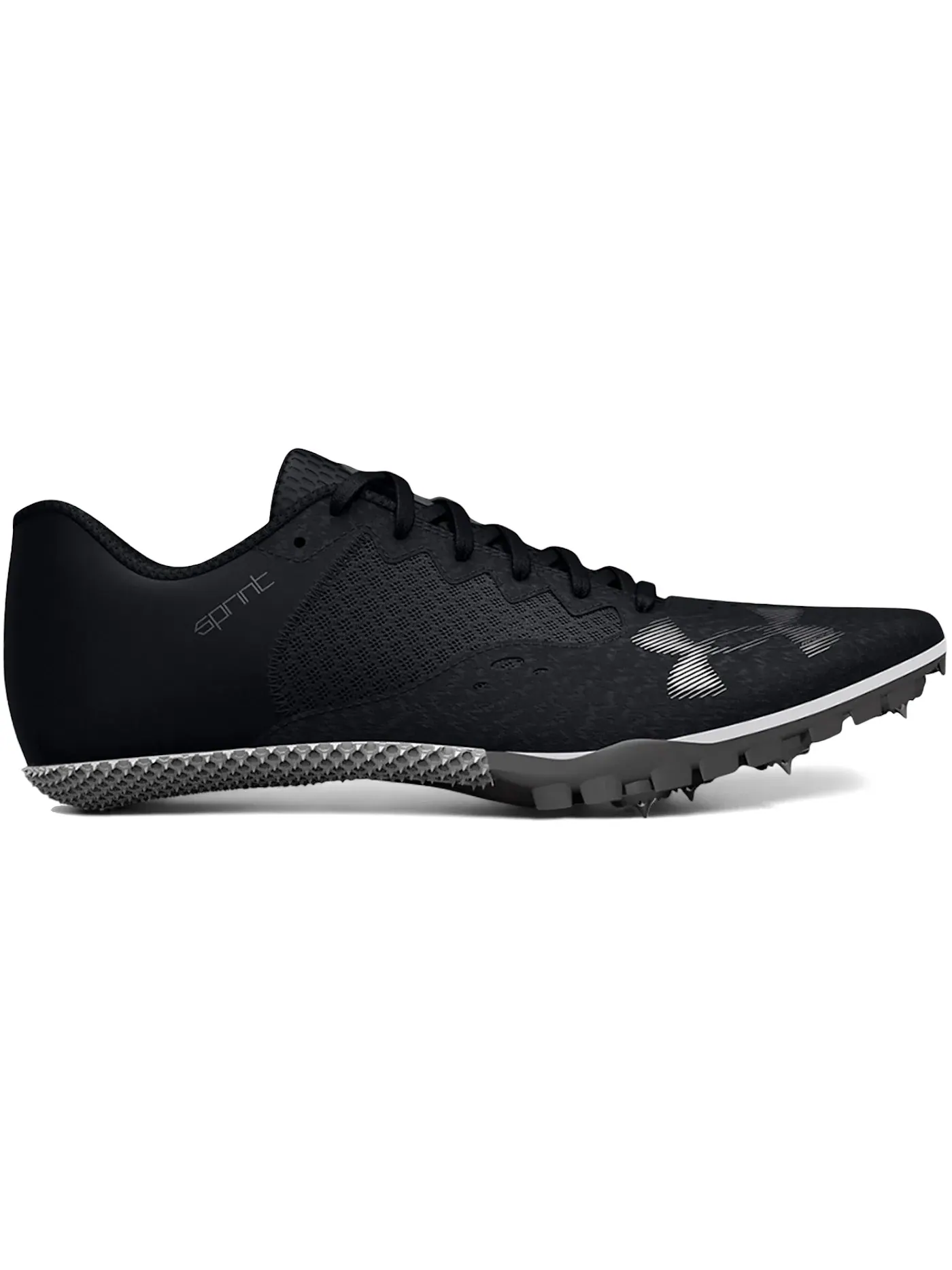 Мужские шиповки с длинным рукавом Under Armour Kick Sprint 4 Under Armour — изображение 1 из 1, черный/белый
