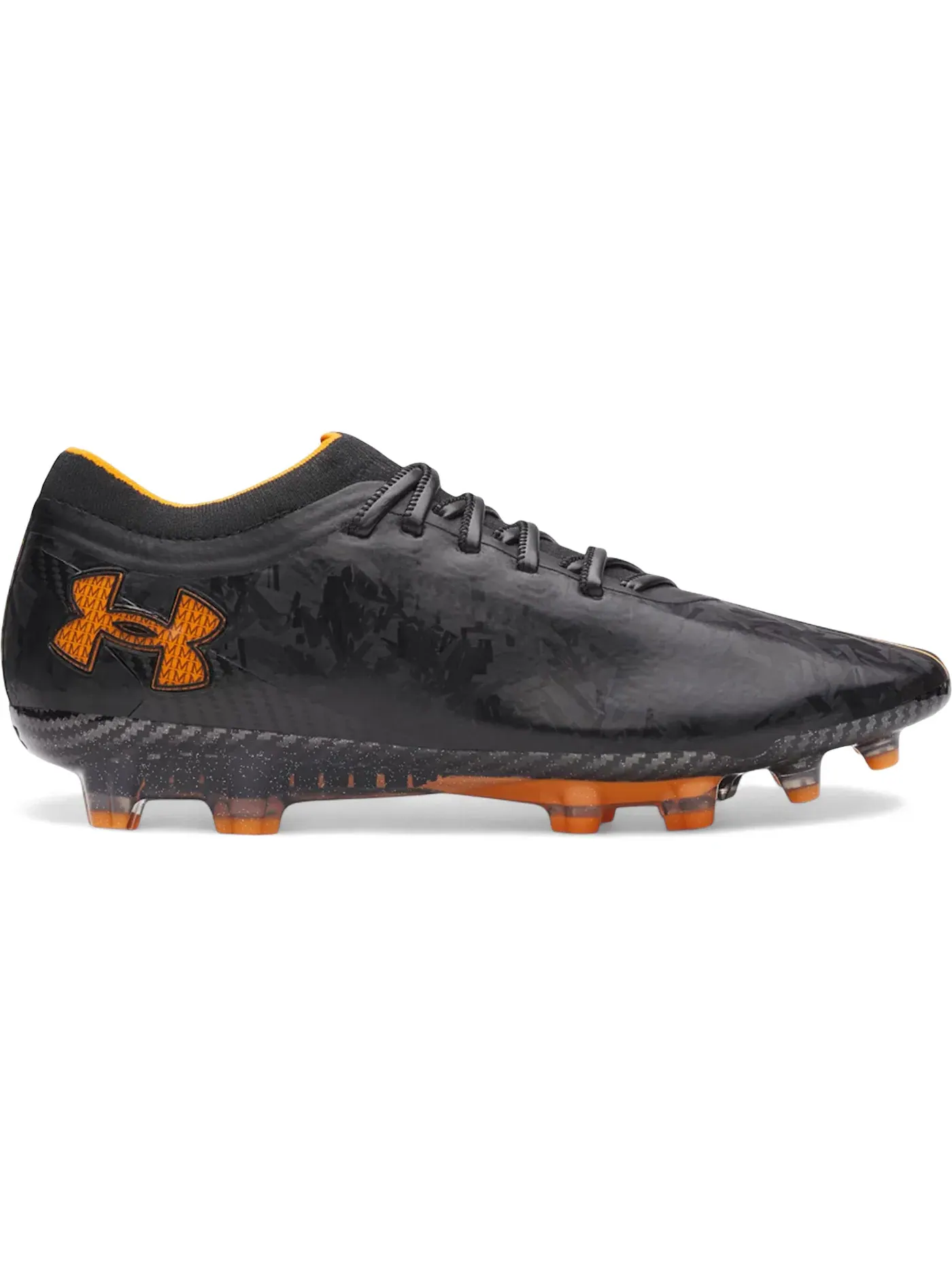 Мужские бутсы с принтом Under Armour Magnetico Elite 5 FG — изображение 1 из 1, серый/черный/оранжевый