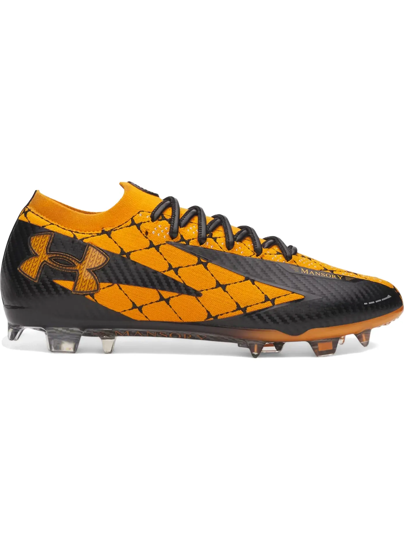 Мужские бутсы Shadow Elite 3 FG Under Armour — изображение 1 из 1, оранжевый/черный/белый