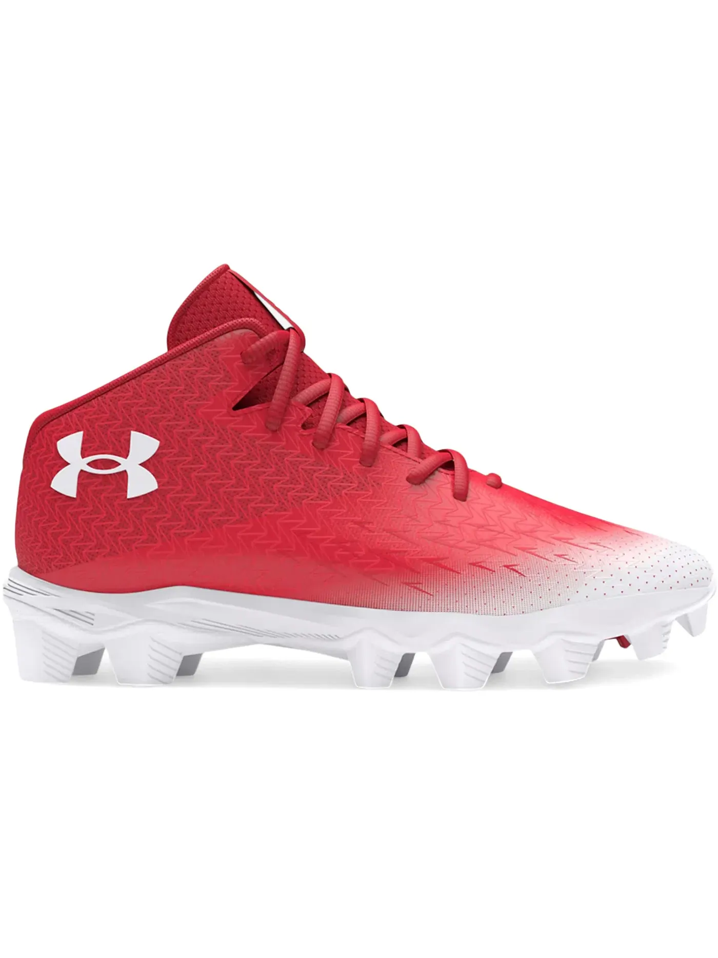 Мужские бутсы Red/White Under Armour Spotlight Franchise 4 RM — изображение 1 из 1, красный белый