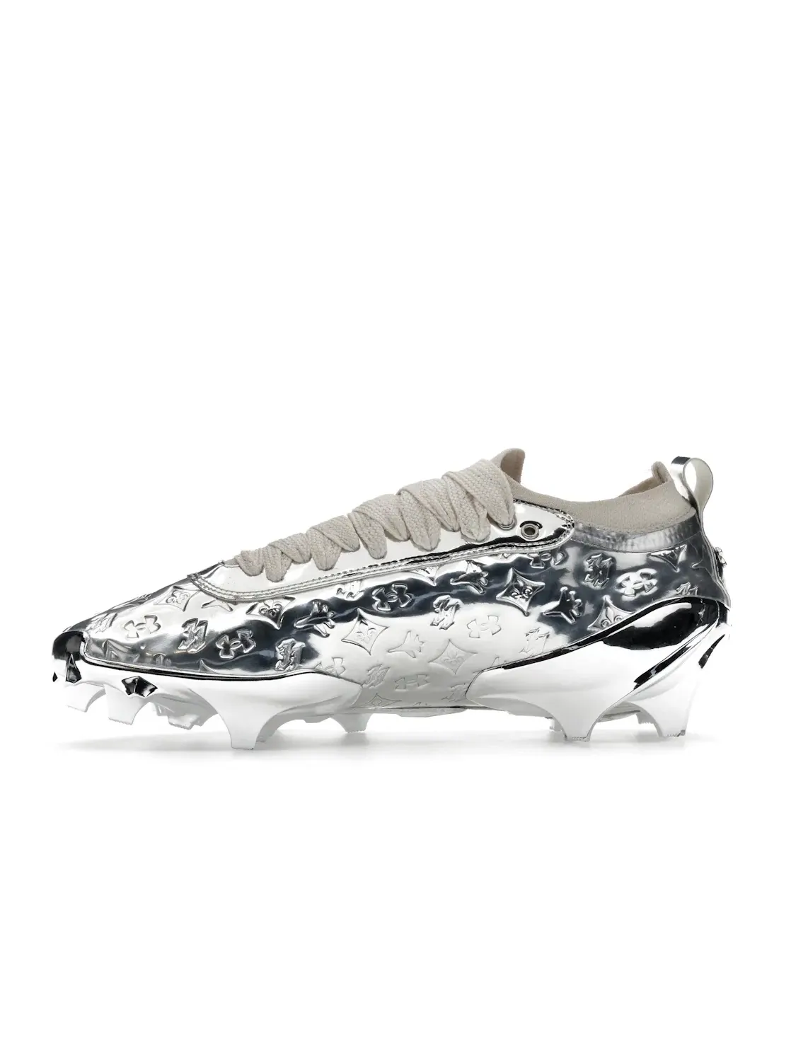 Мужские бутсы Under Armour UA Blur Pro Justin Jefferson The Bag — изображение 3 из 4, серебристый белый