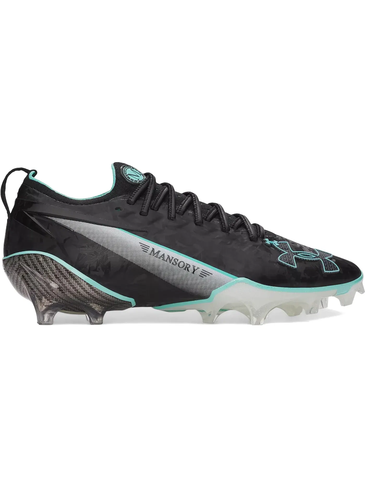 Мужские бутсы с принтом Under Armour UA Blur Pro — изображение 1 из 1, черный
