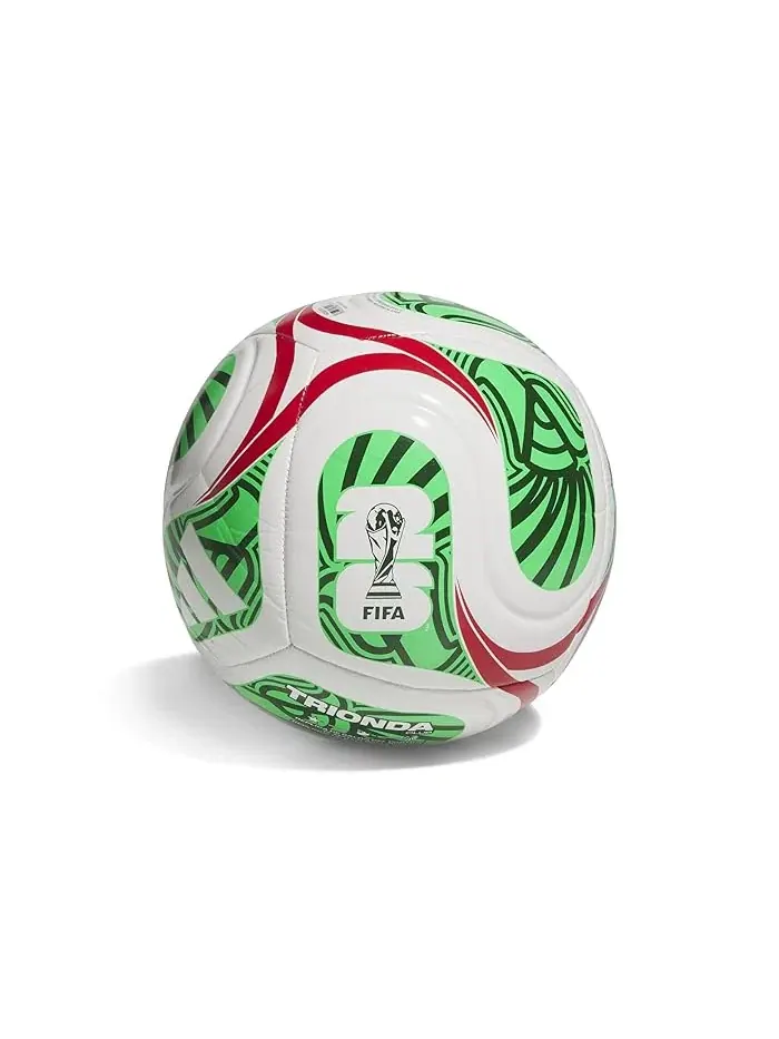 Мяч футбольный FIFA World Cup 26 Trionda Adidas — изображение 1 из 2, белый/красный/зеленый