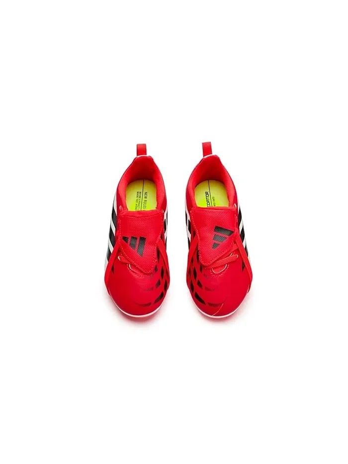 Бутсы футбольные Predator Club Adidas Kids — изображение 2 из 4, красный/черный/белый