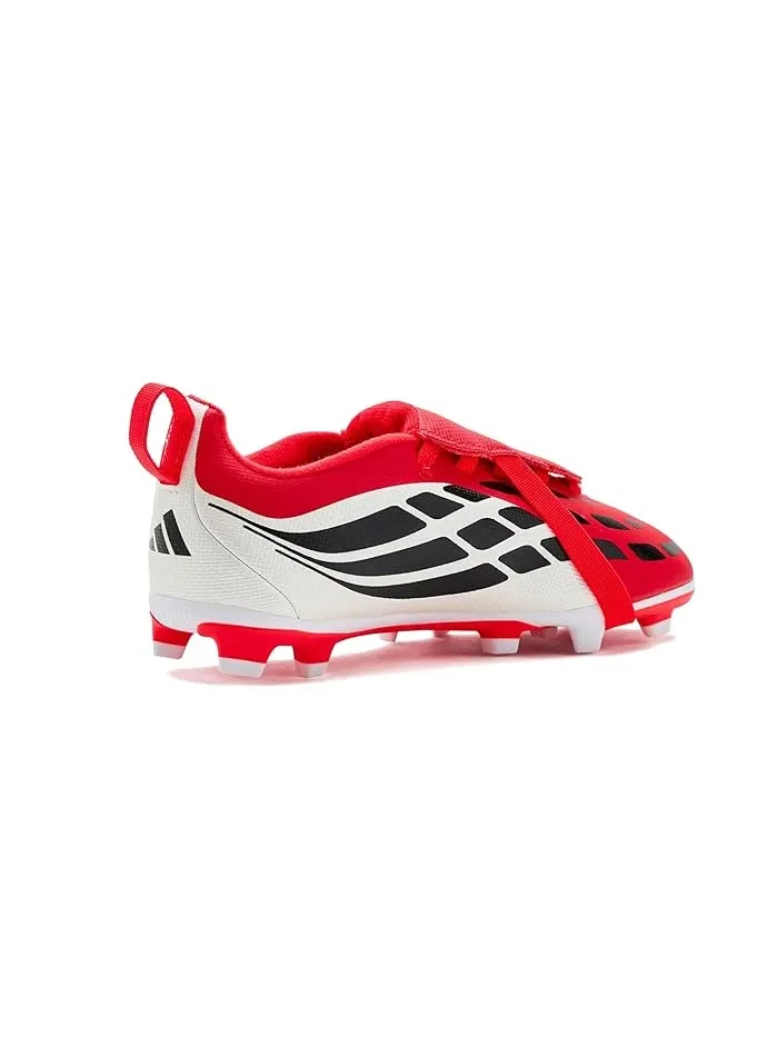 Бутсы футбольные Predator Club Adidas Kids — изображение 3 из 4, красный/черный/белый