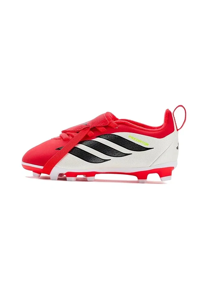 Бутсы футбольные Predator Club Adidas Kids — изображение 4 из 4, красный/черный/белый