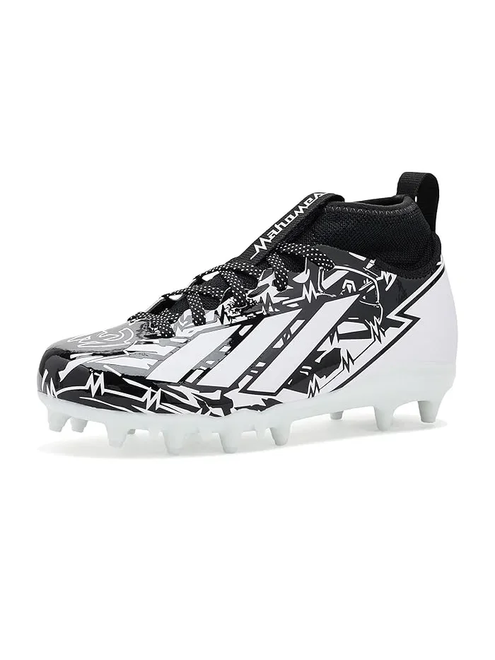 Кроссовки для американского футбола adiZero Impact.2 II Adidas Kids — изображение 1 из 4, черный/белый/черный