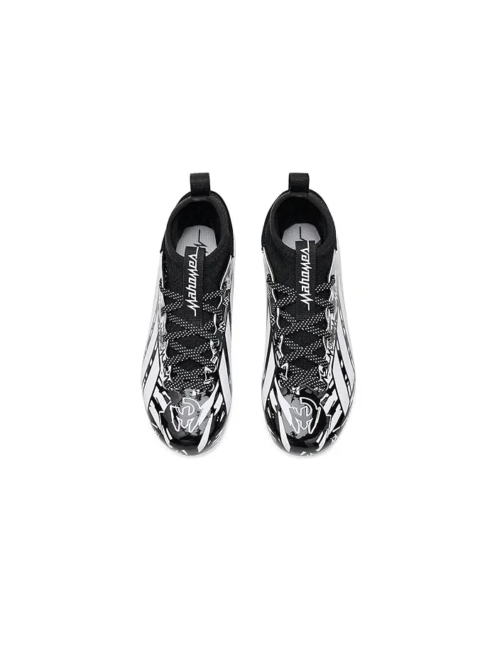 Кроссовки для американского футбола adiZero Impact.2 II Adidas Kids — изображение 2 из 4, черный/белый/черный