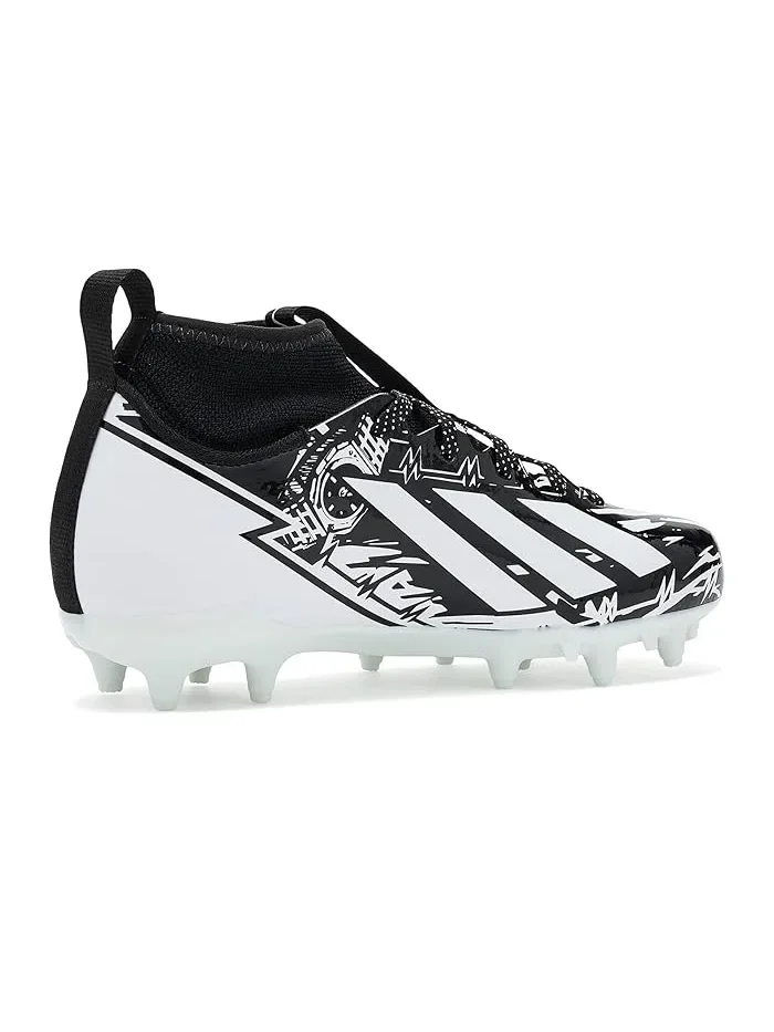 Кроссовки для американского футбола adiZero Impact.2 II Adidas Kids — изображение 3 из 4, черный/белый/черный