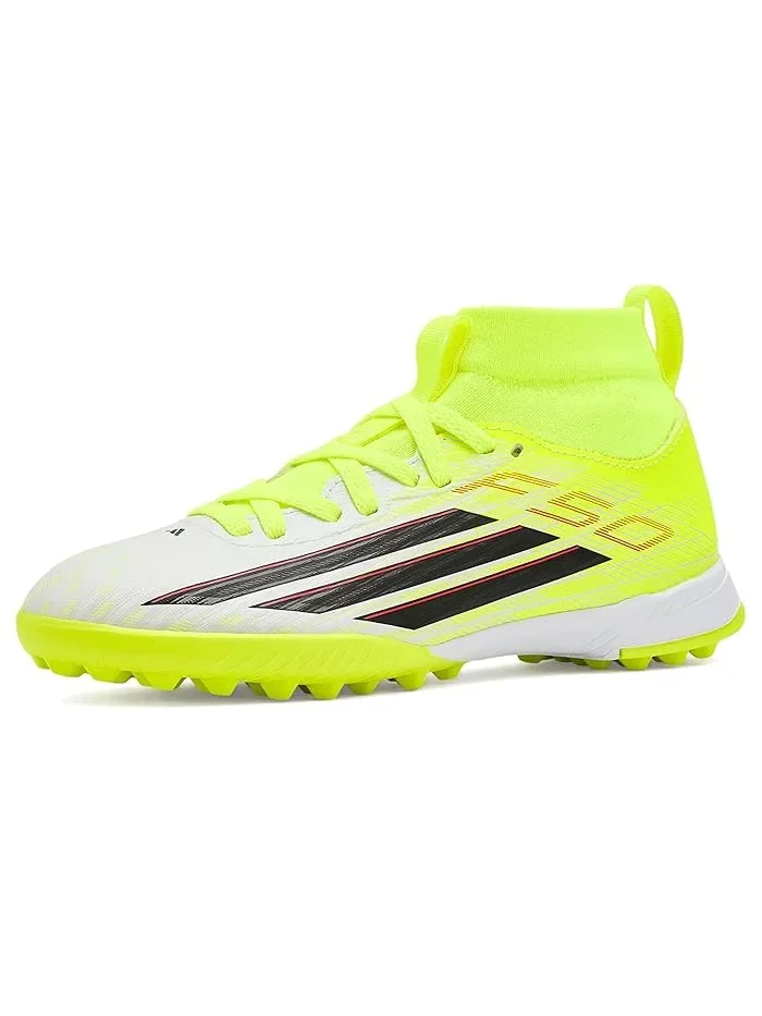 Футбольные бутсы F50 League Team Solar Yellow/Black/Lucid Red, Adidas Kids — изображение 1 из 4, красный