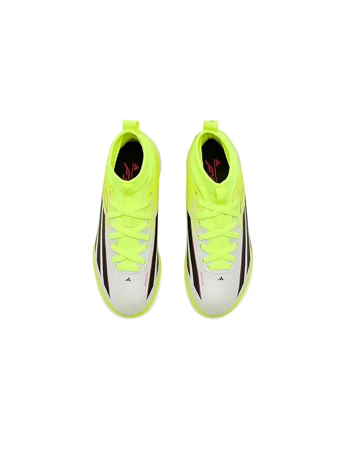 Футбольные бутсы F50 League Team Solar Yellow/Black/Lucid Red, Adidas Kids — изображение 2 из 4, красный