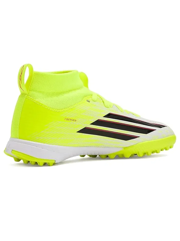 Футбольные бутсы F50 League Team Solar Yellow/Black/Lucid Red, Adidas Kids — изображение 3 из 4, красный