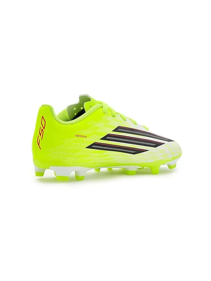 Бутсы футбольные F50 Adidas Kids — изображение 3 из 4, желтый/черный/красный