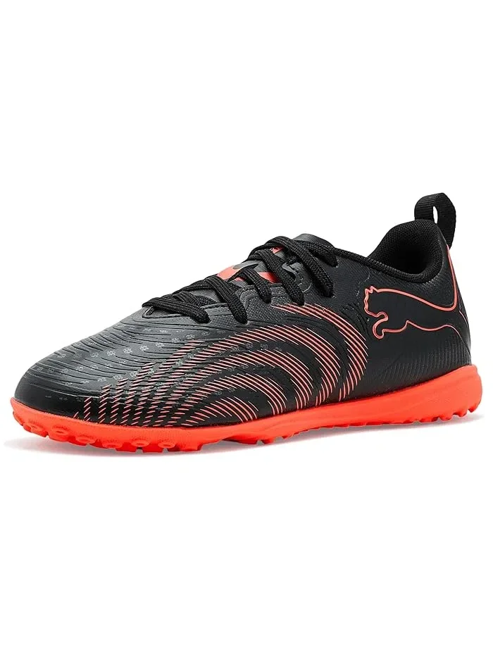 Кроссовки футбольные Future Play Turf Training PUMA Kids — изображение 1 из 4, черный/красный/серый