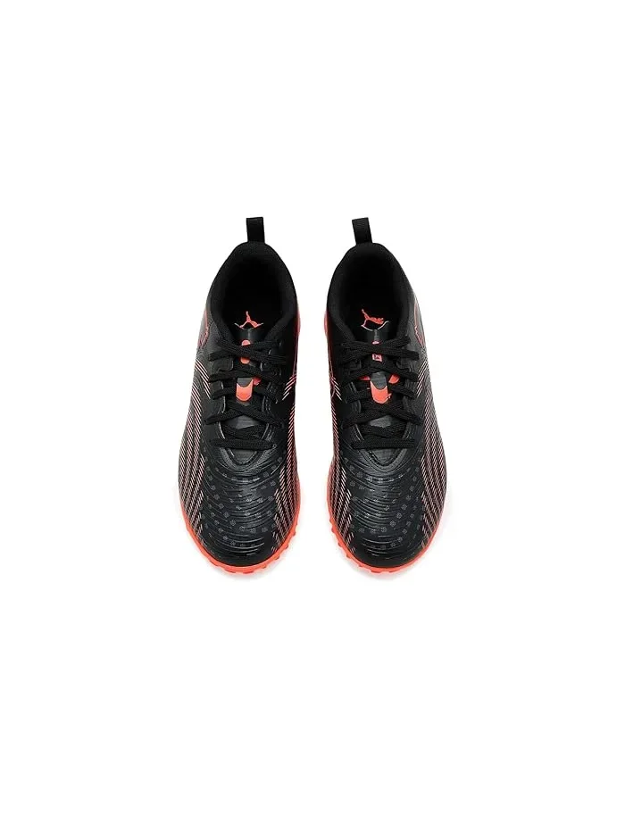 Кроссовки футбольные Future Play Turf Training PUMA Kids — изображение 2 из 4, черный/красный/серый