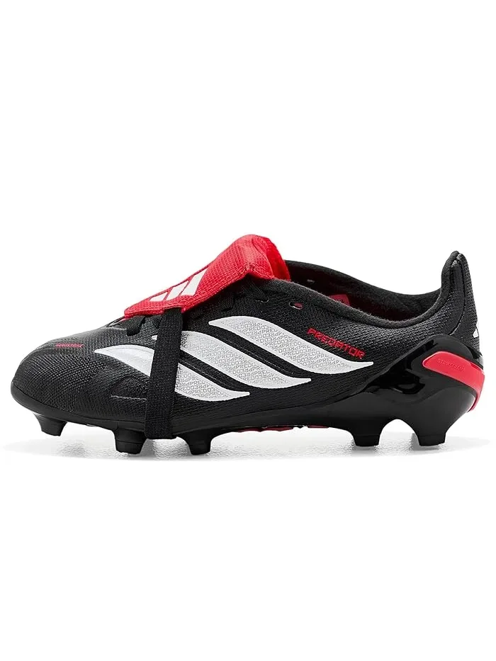Бутсы футбольные Predator League Fold-Over Tongue Adidas Kids — изображение 4 из 4, черный/белый/красный